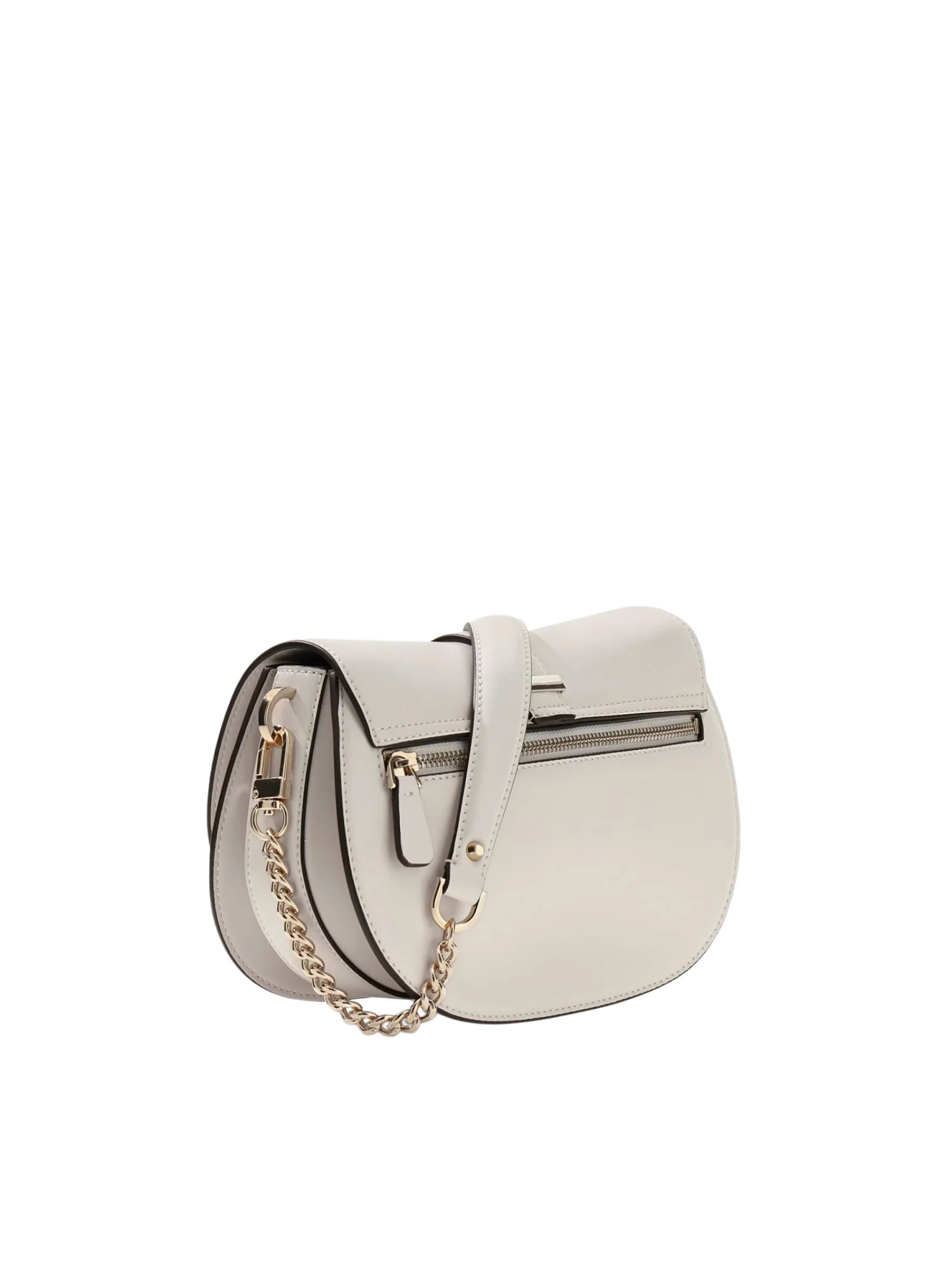 Borsa mezza luna Guess bianca con patta - Image 2