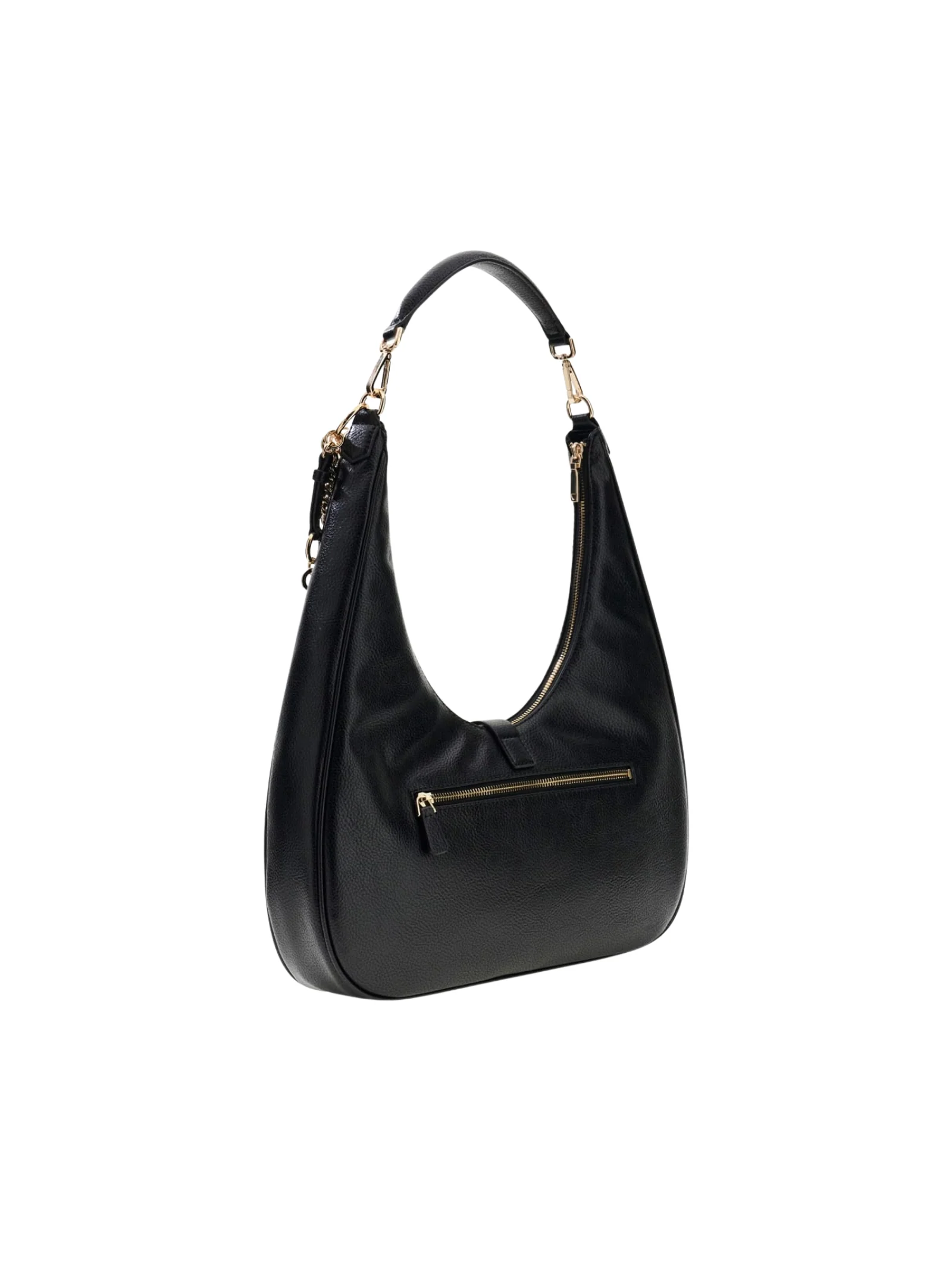 Borsa mezza luna Guess nera con charm pendenti - Image 2