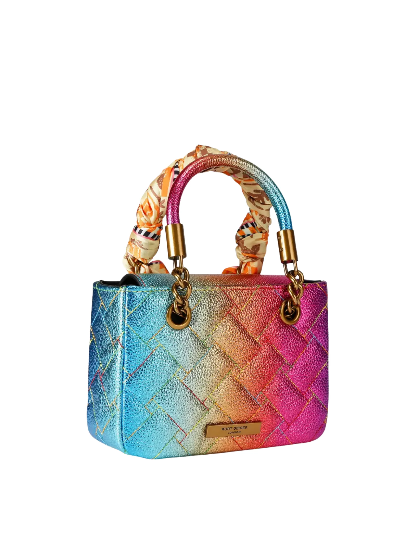 Borsa mini "Kensington" Kurt Geiger multicolor con foulard - Image 2