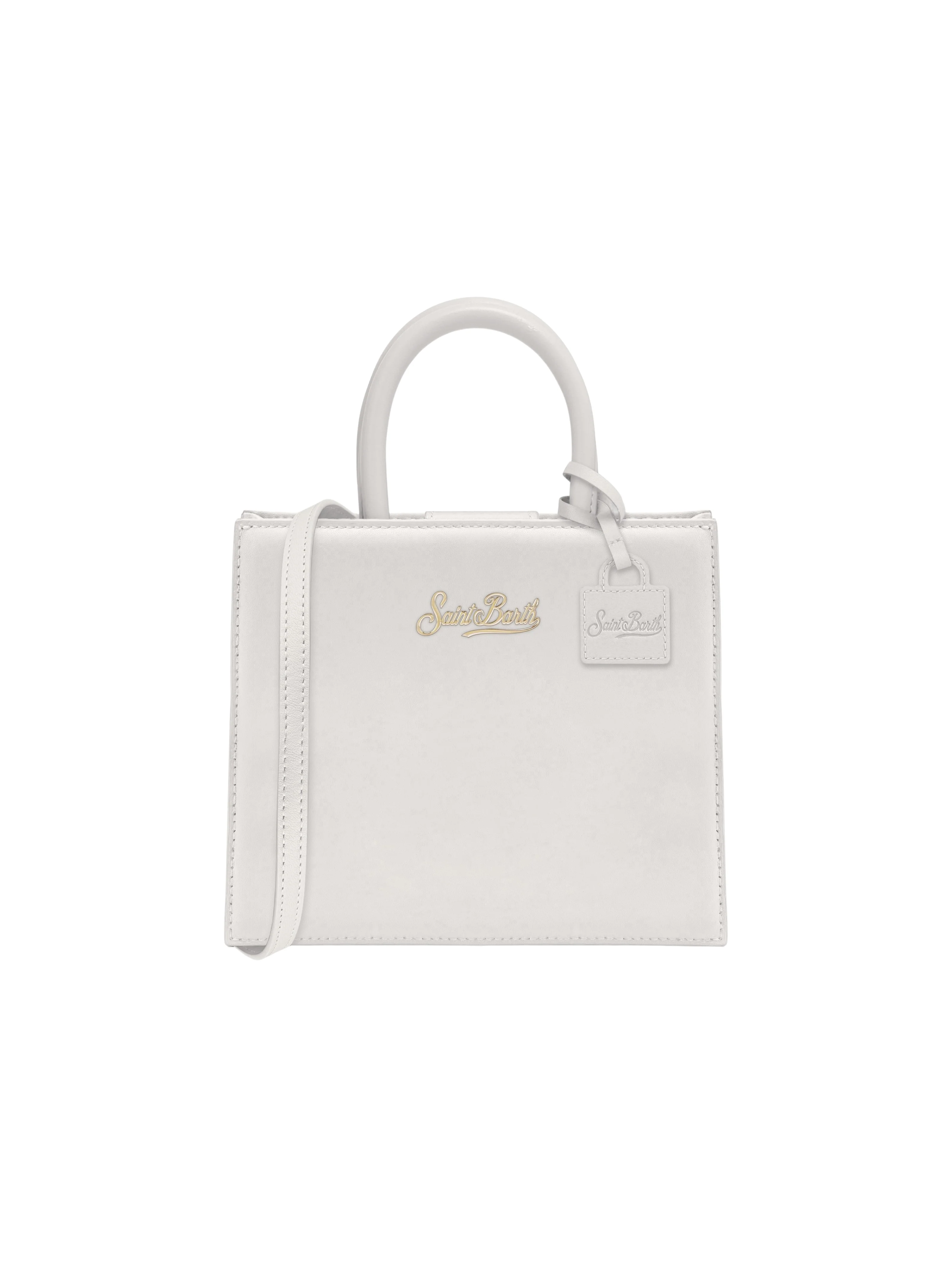 Borsa "Shop bag Mini" Saint Barth bianca