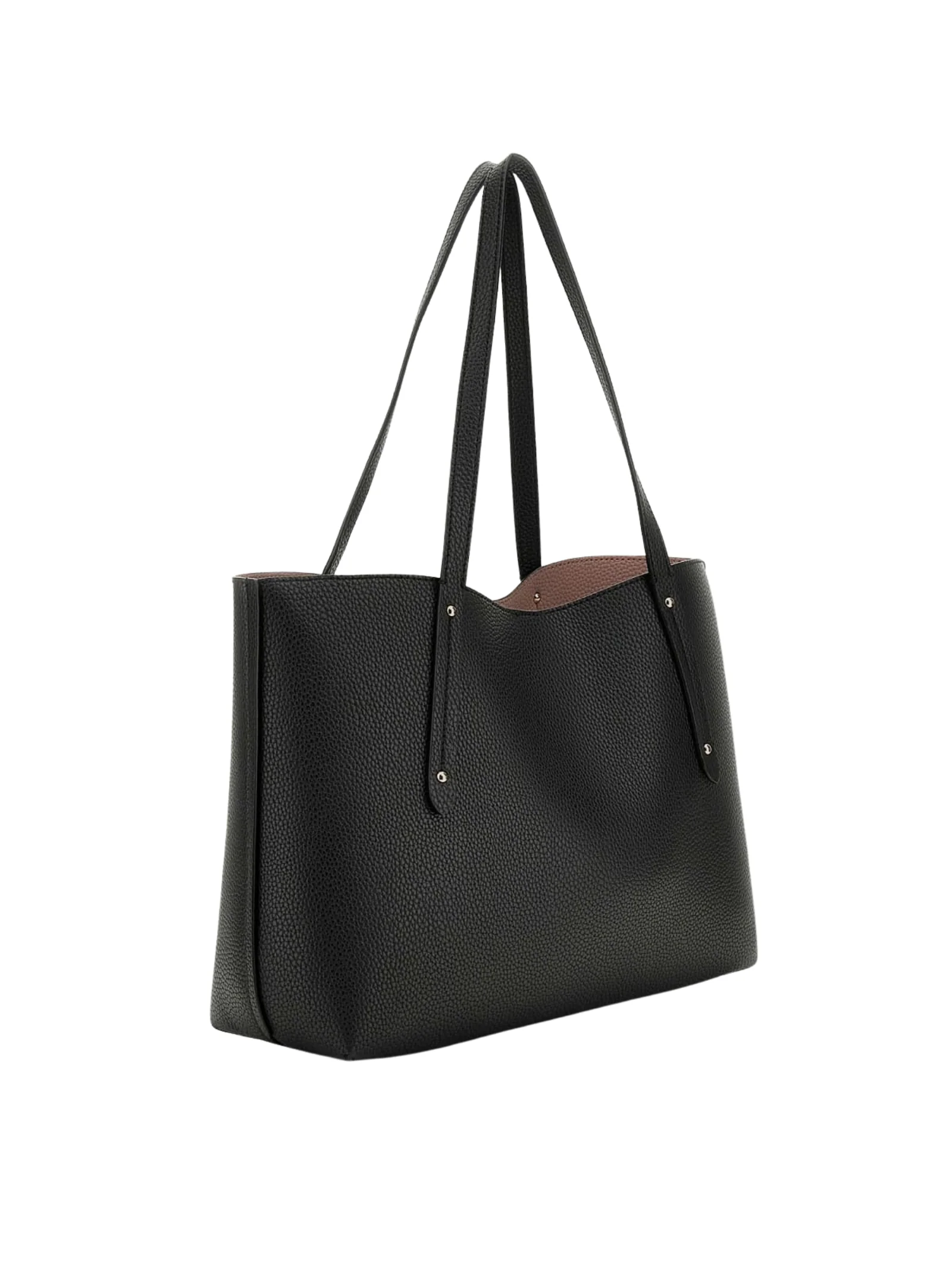 Borsa shopper Guess nera con pochette interna - Image 2