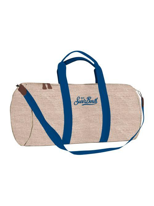 Borsone da viaggio "linen 1161emb" Saint Barth beige