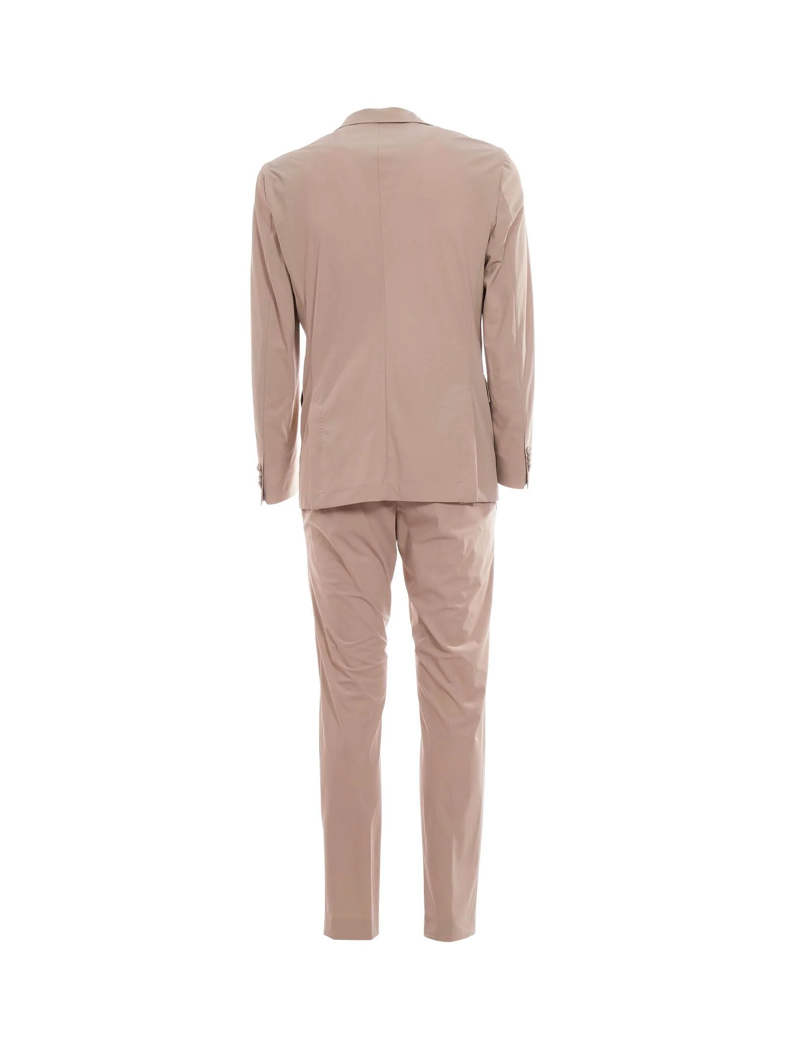 Abito Boss beige slim-fit in tessuto tecnico stretch - Image 3