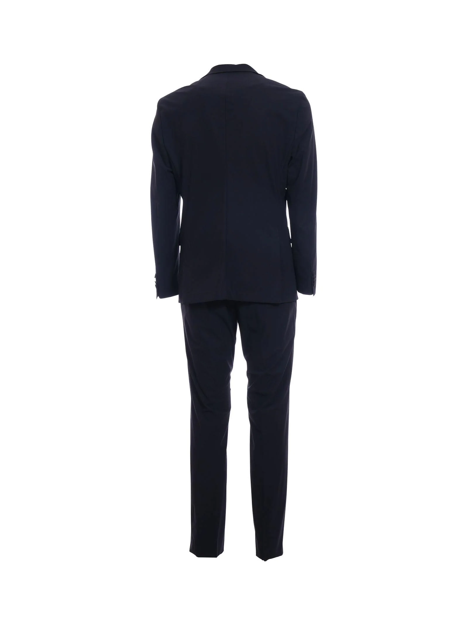 Abito Boss blu slim-fit in tessuto tecnico stretch - Image 3