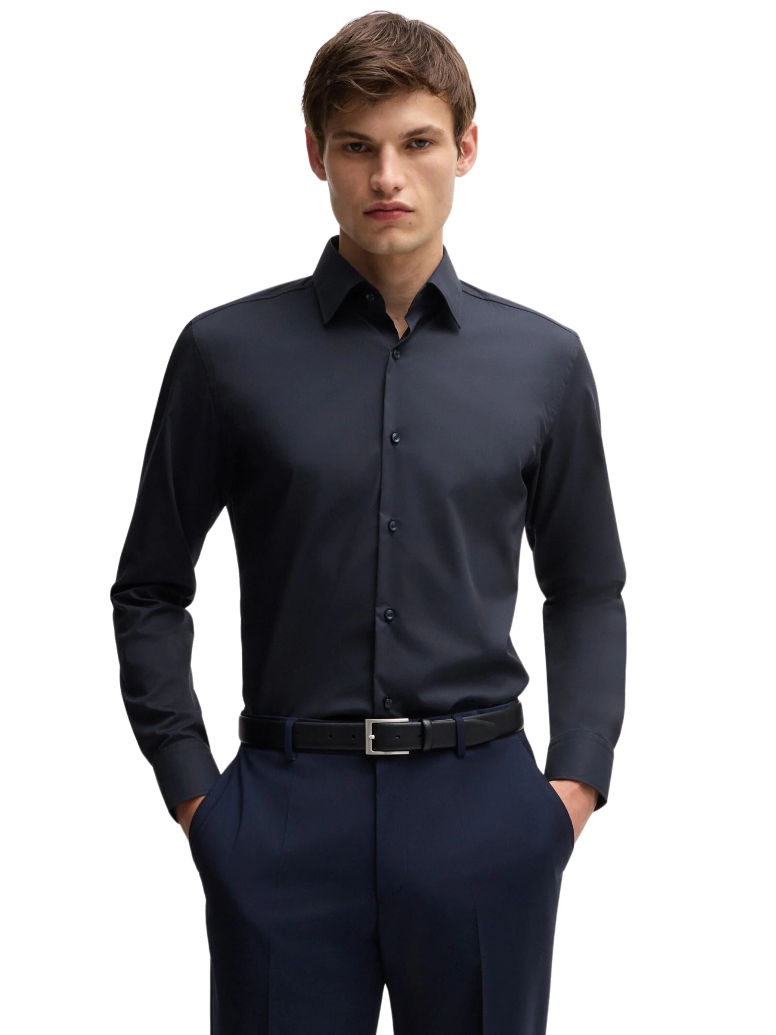 Camicia Boss blu - Image 2