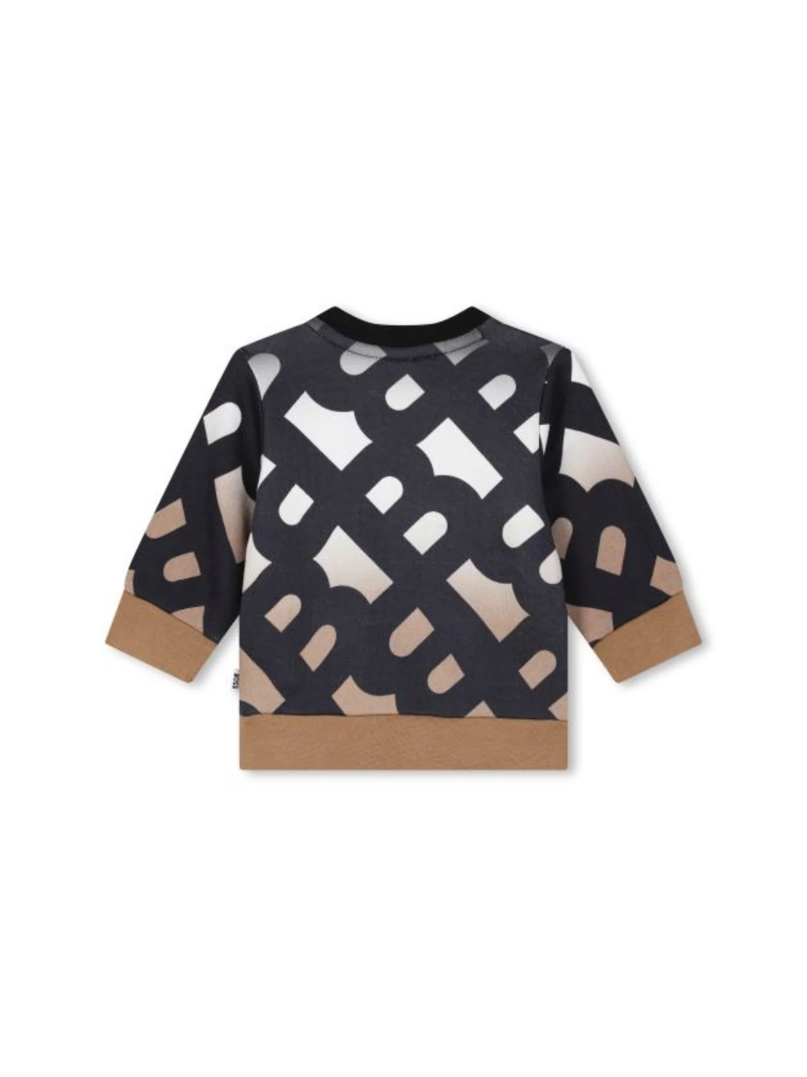 Felpa Boss beige logo all-over - Image 2