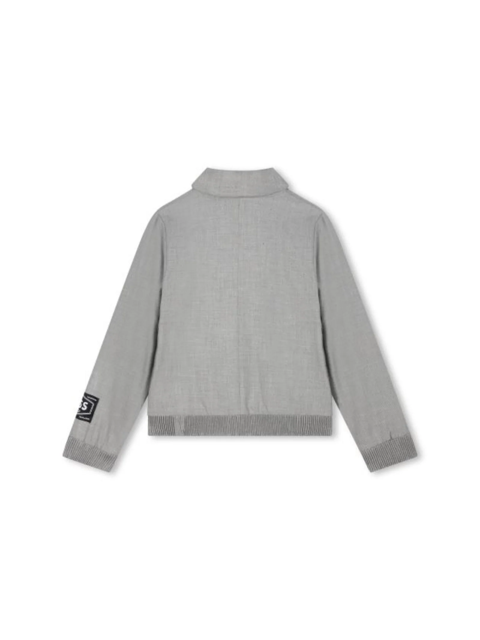 Giacca Boss grigia con zip - Image 2