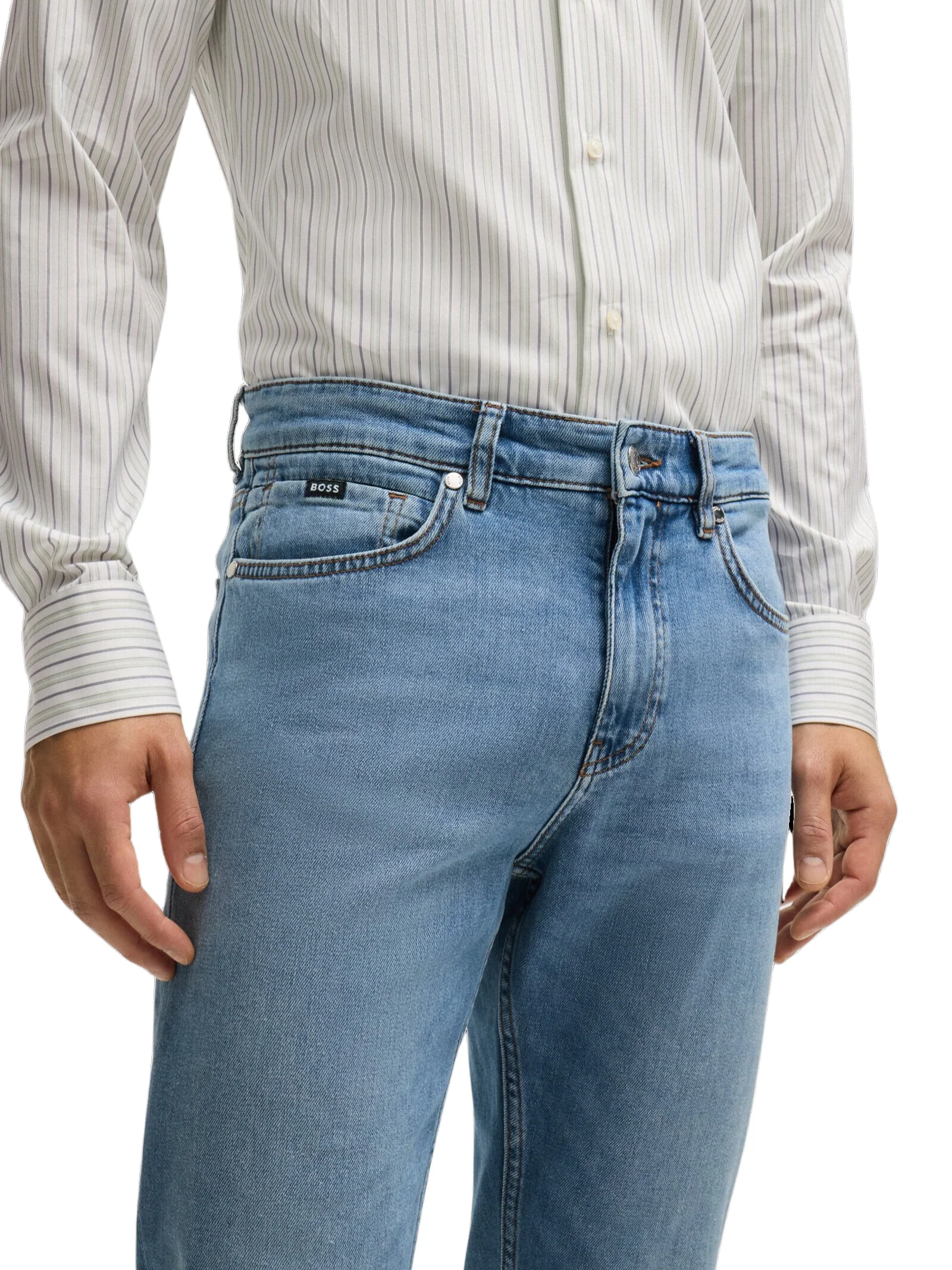 Jeans delaware Boss blu in demin - Image 4