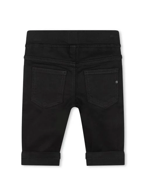 Pantaloni Boss in denim per neonato lavaggio scuro - Image 2