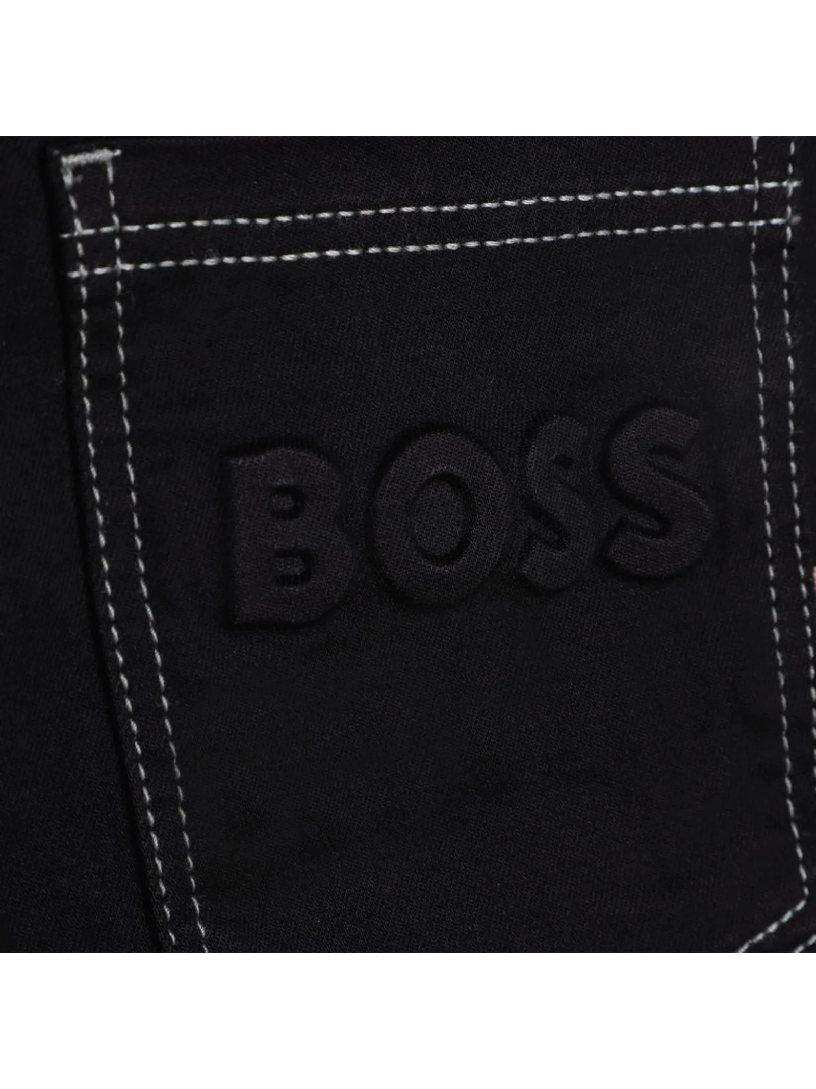 Pantaloni neri 5 tasche con logo - Image 3