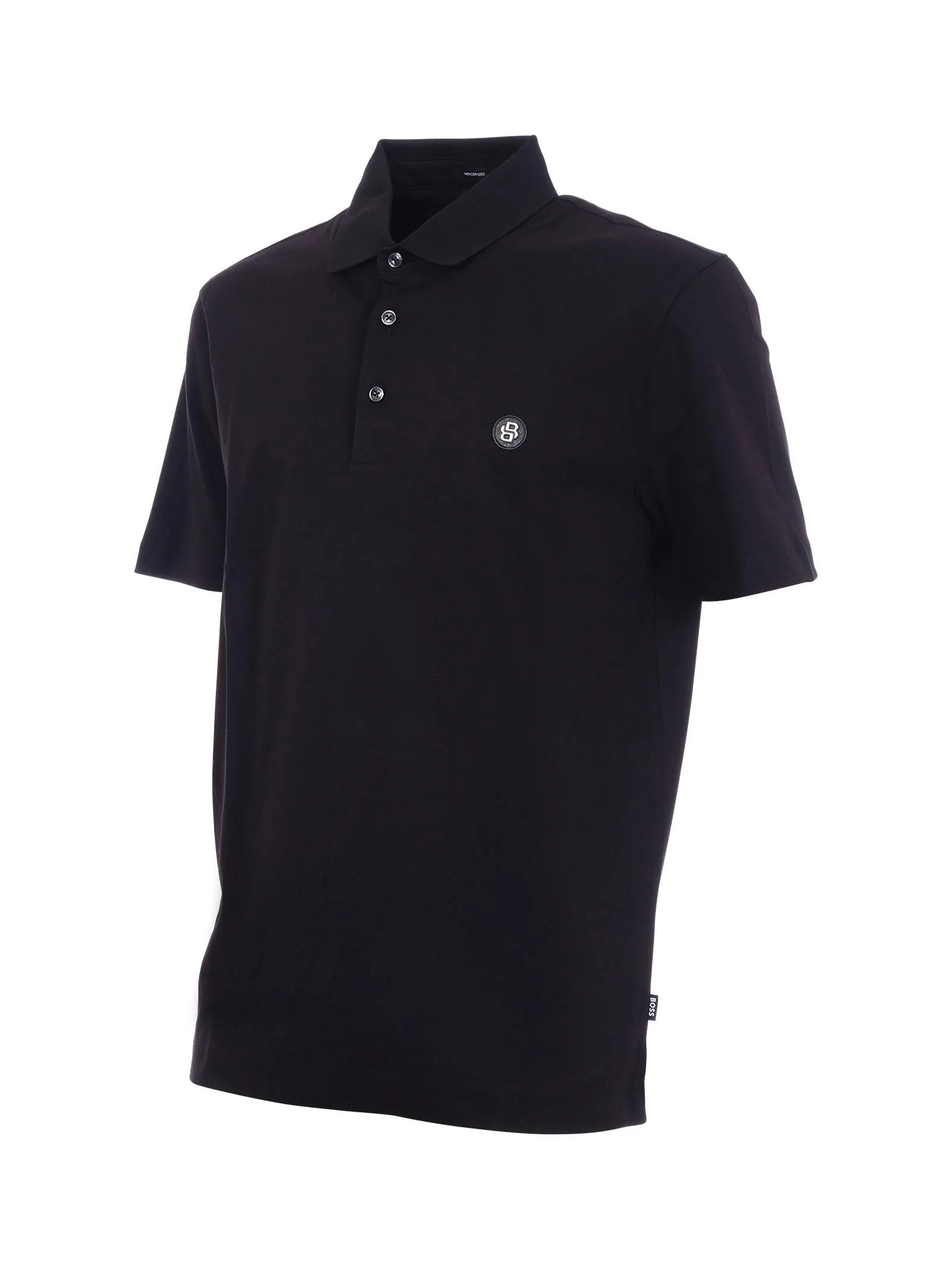 Polo Boss nera con doppio monogramma - Image 2
