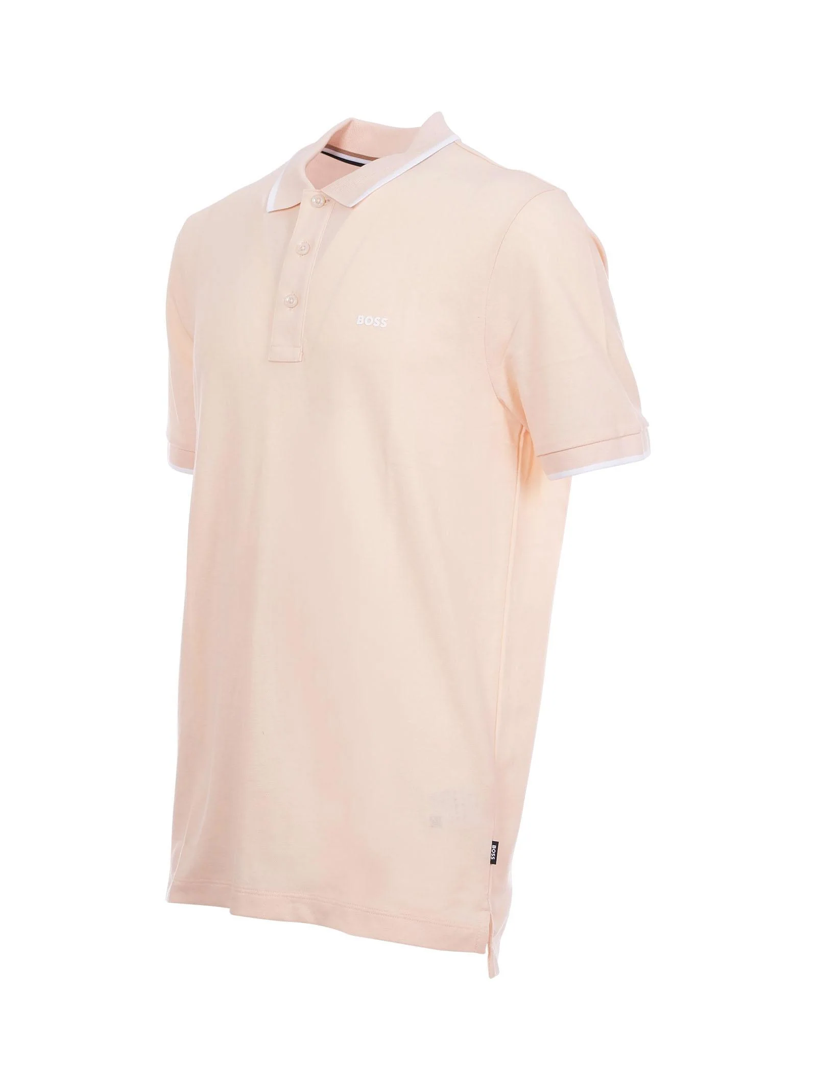 Polo in piquè Boss arancione chiaro - Image 2