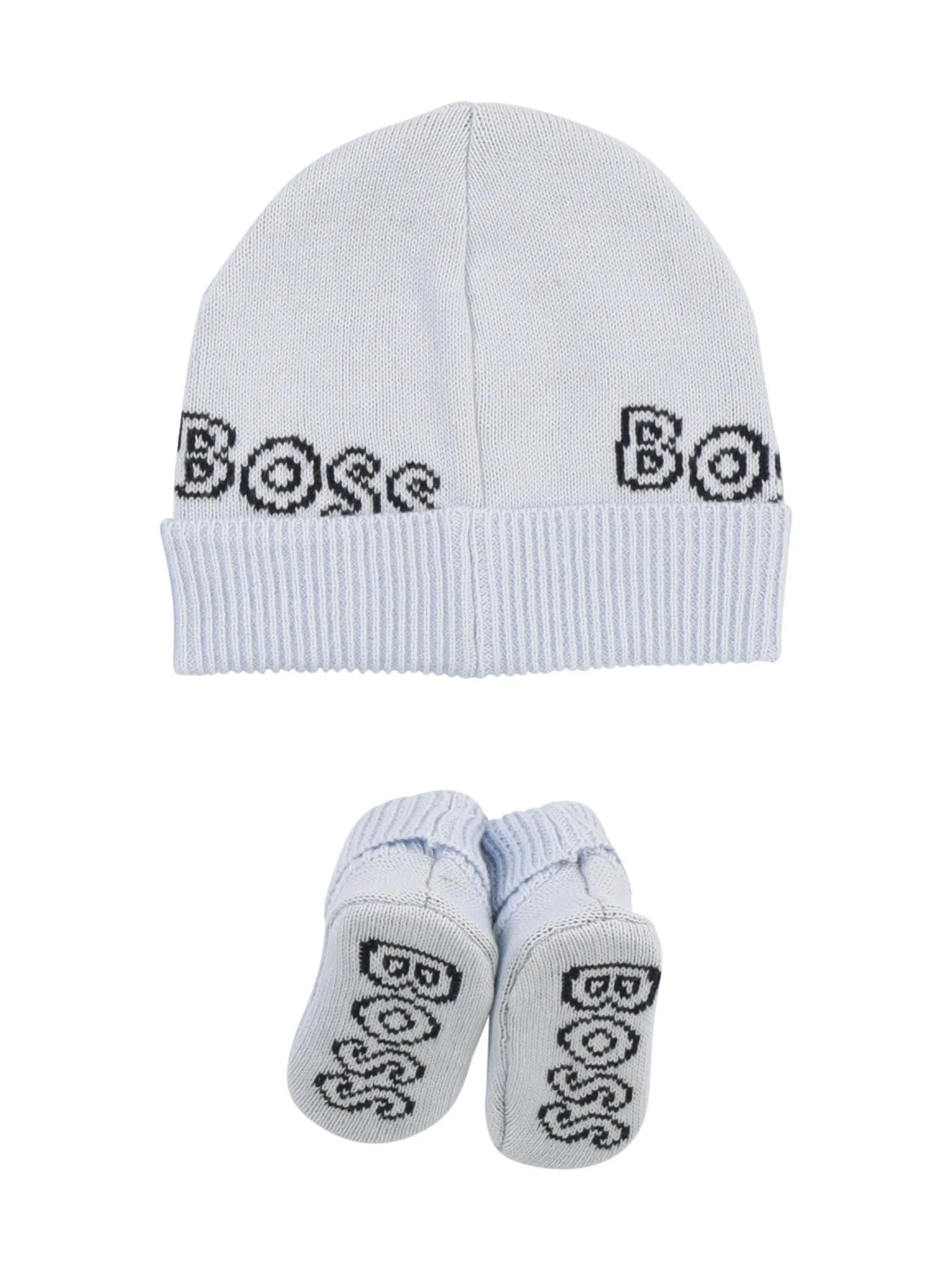 Set cappello e babbucce azzurro - Image 3