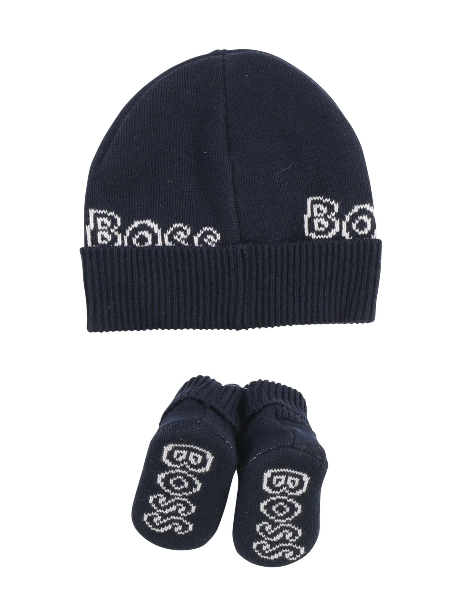 Set cappello e babbucce blu - Image 2