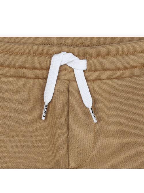 Shorts con coulisse beige scuro - Image 3