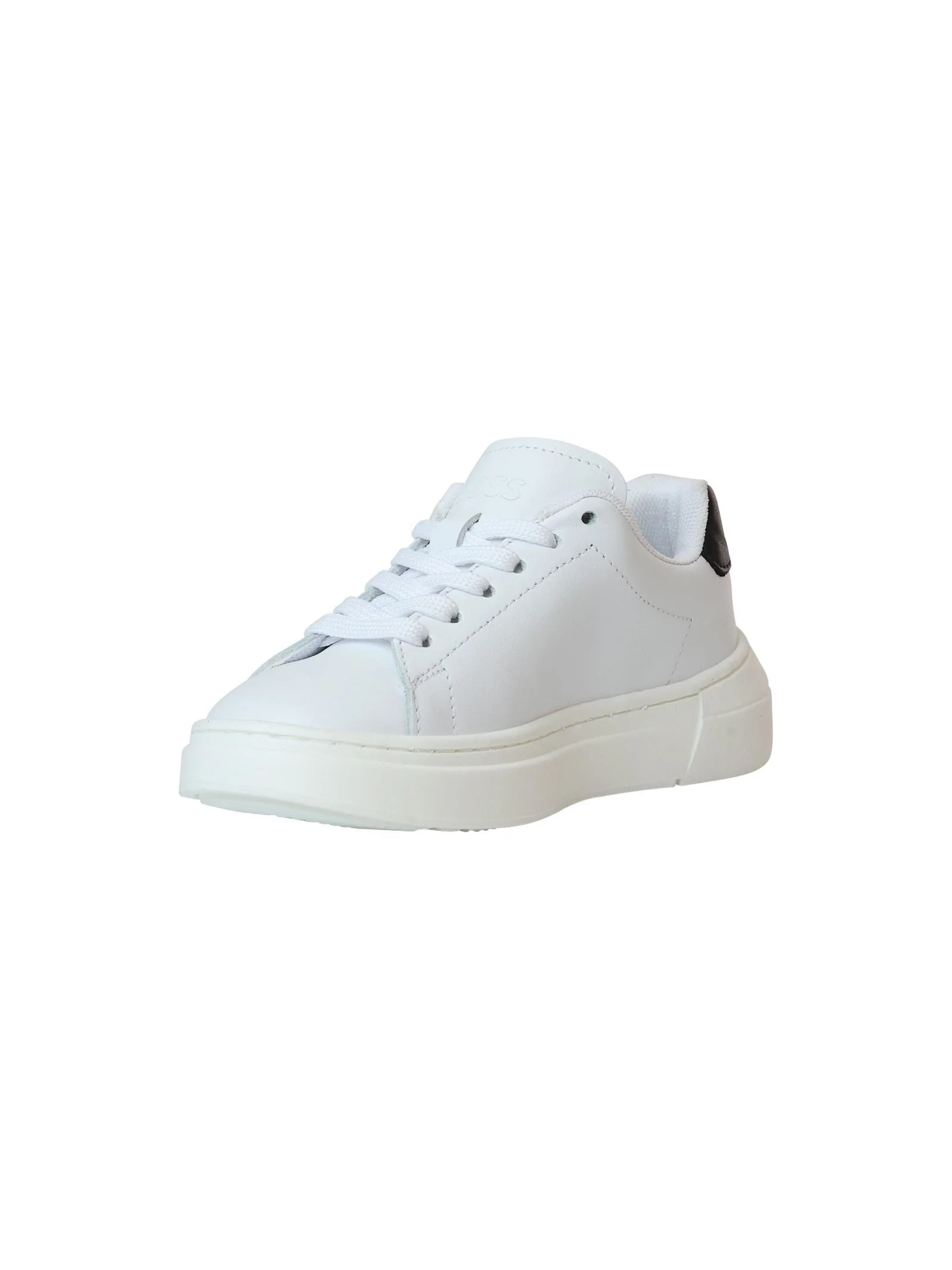 Sneakers bianca con logo traforato - Image 3