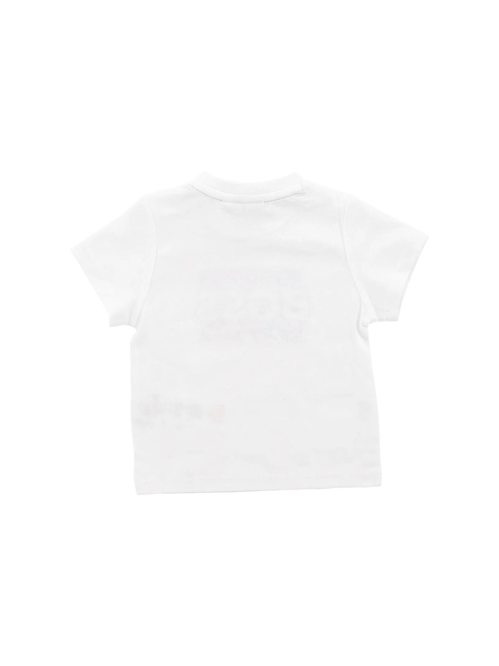 T-shirt bianca con stampa rettangolare - Image 2