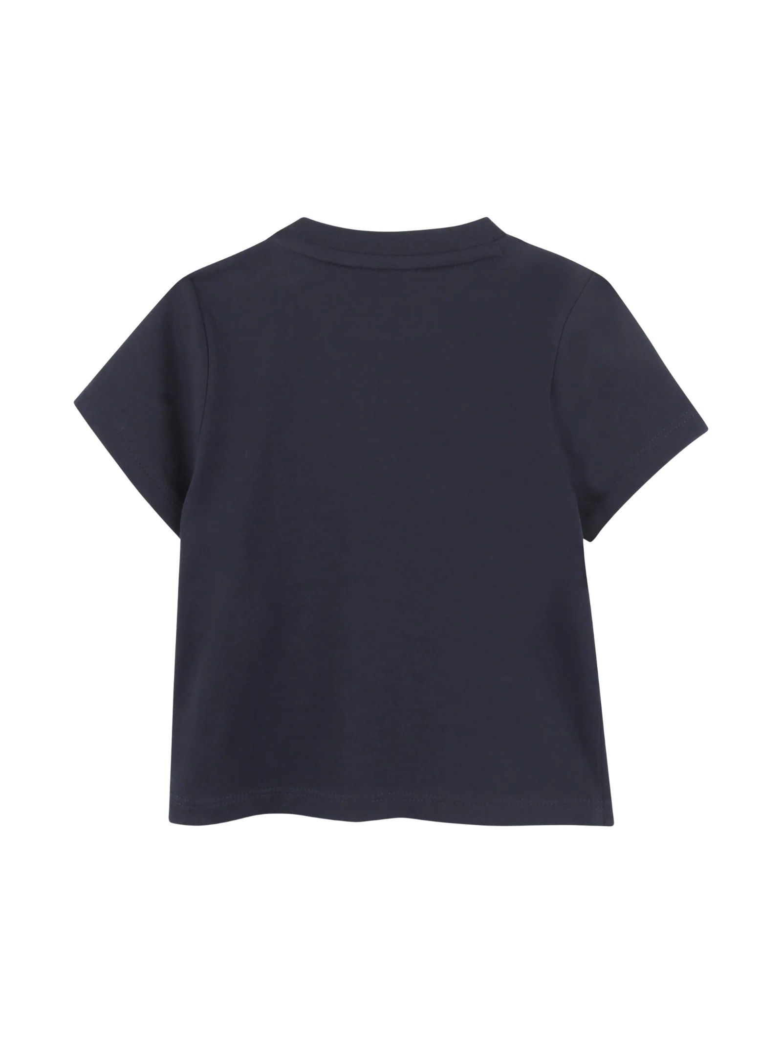 T-Shirt Boss blu navy con logo con contorno bianco - Image 2