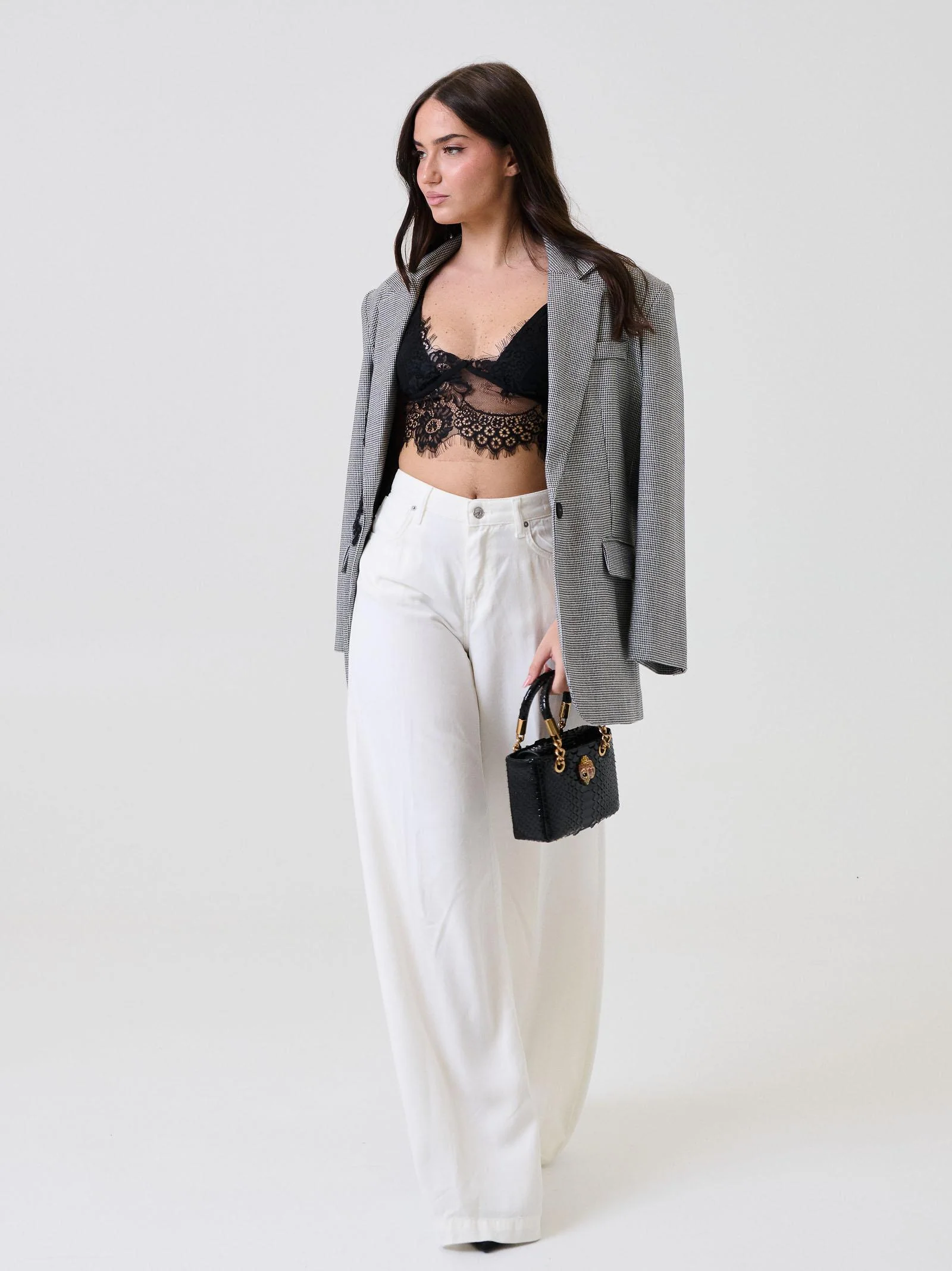 Bralette Haveone nero in pizzo - Image 5
