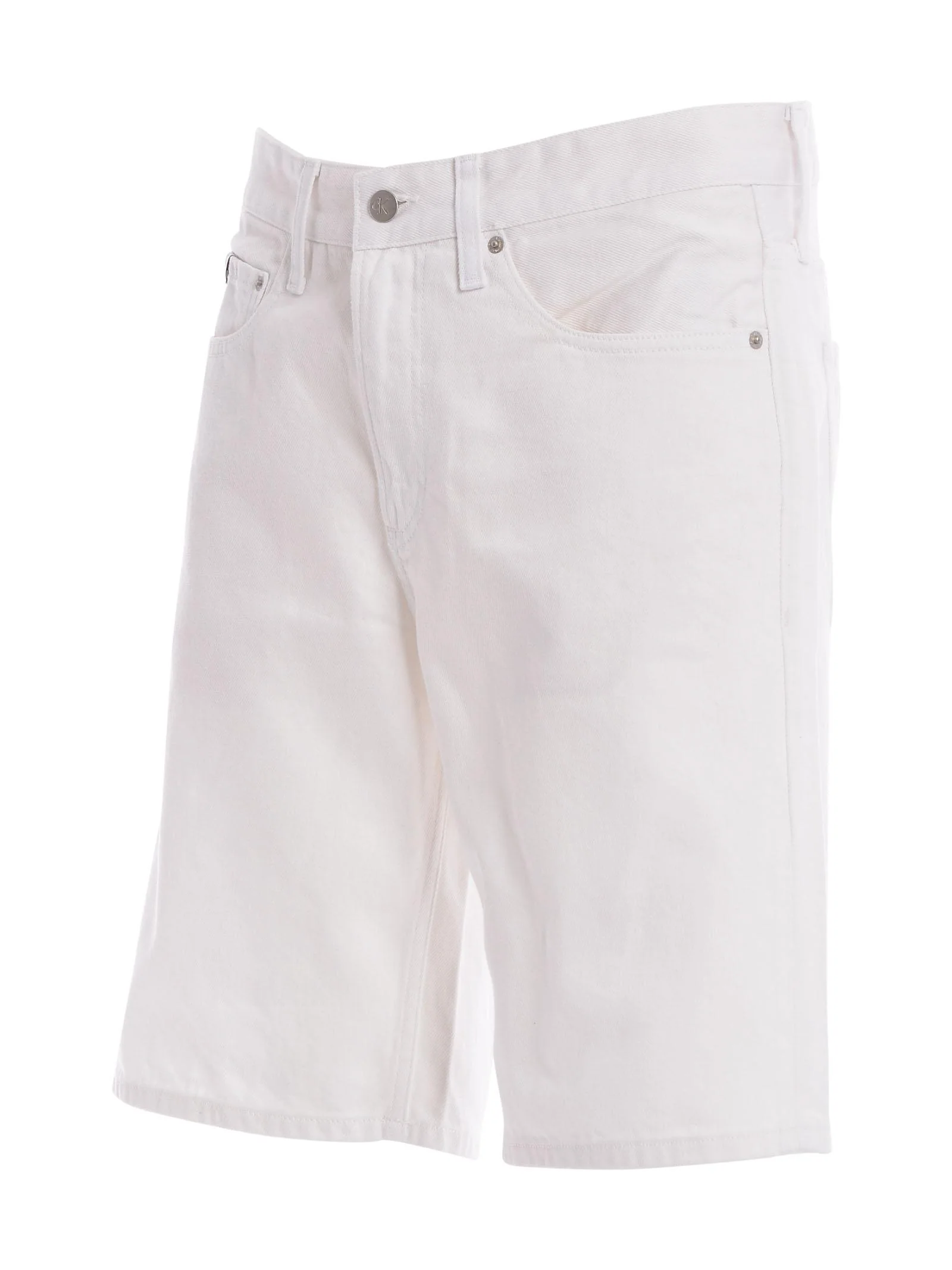 Bermuda denim straight bianco - Image 2
