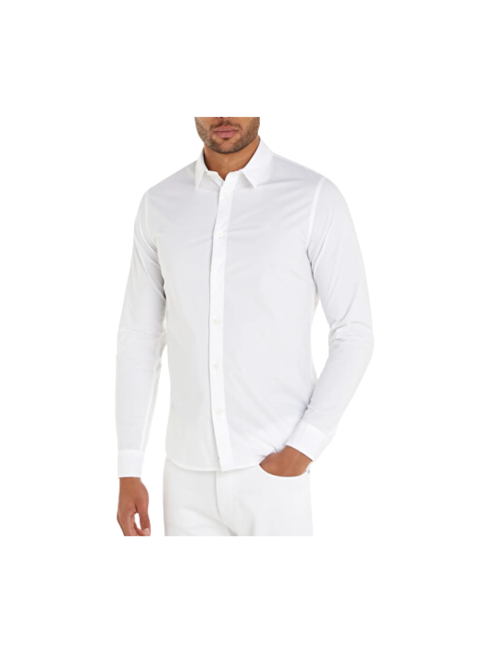 Camicia slim fit bianca - Image 3