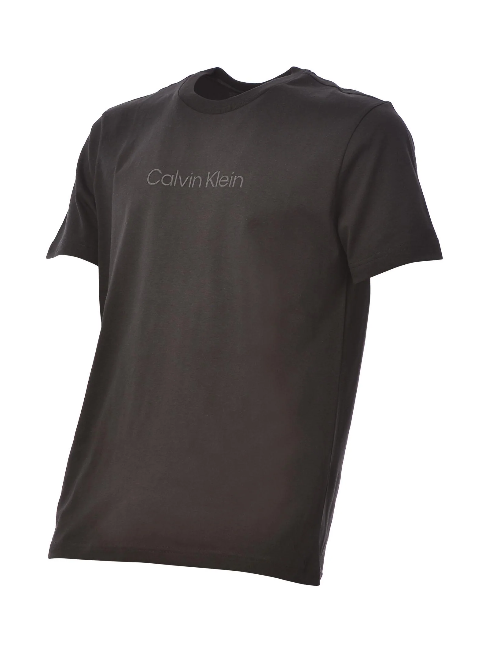 T-shirt nera con scritta in rilievo - Image 2
