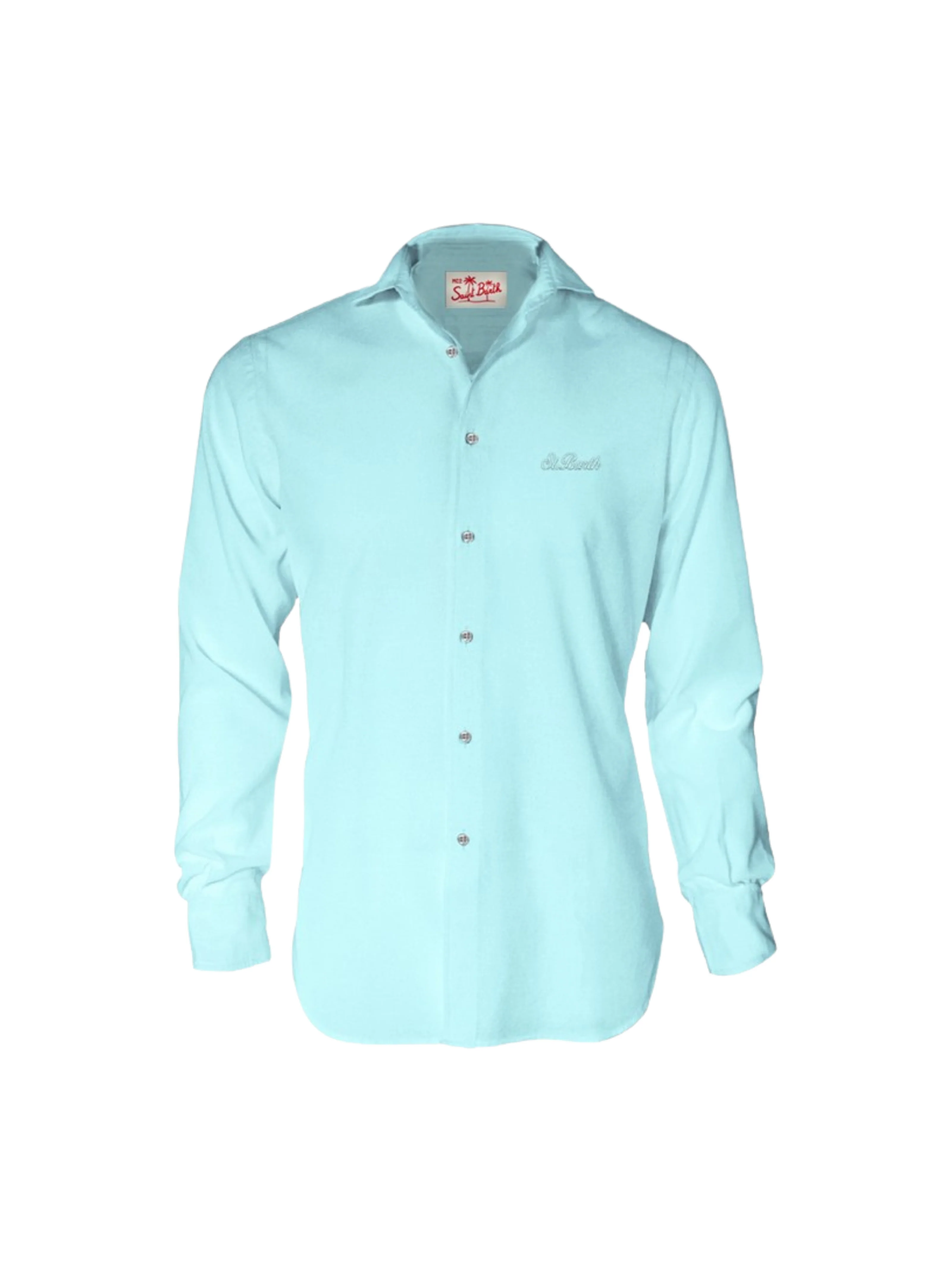 Camicia "Chemise Ice Jr" Saint Barth azzurra