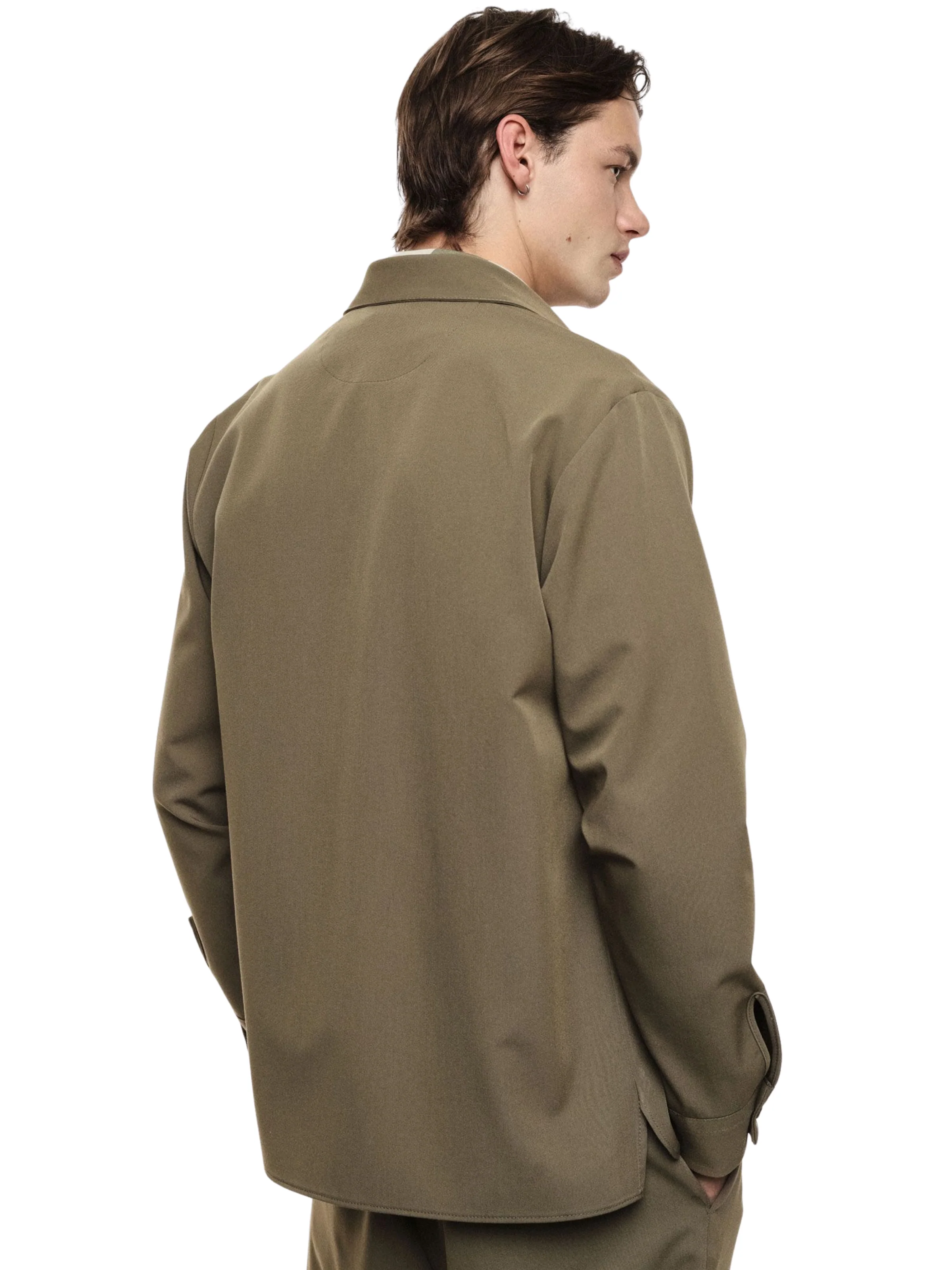 Camicia con tasconi Imperial verde militare - Image 4