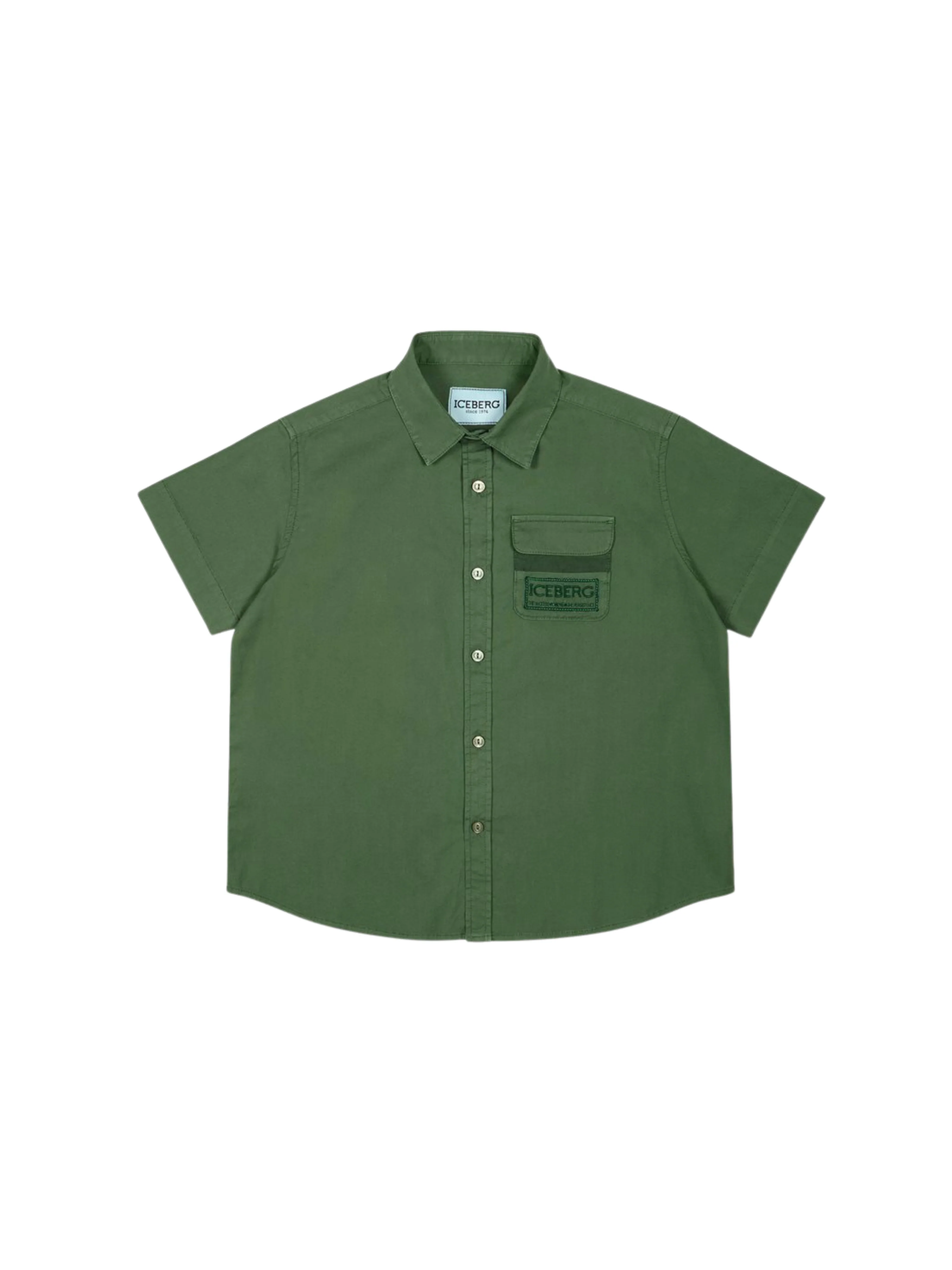 Camicia Iceberg verde militare