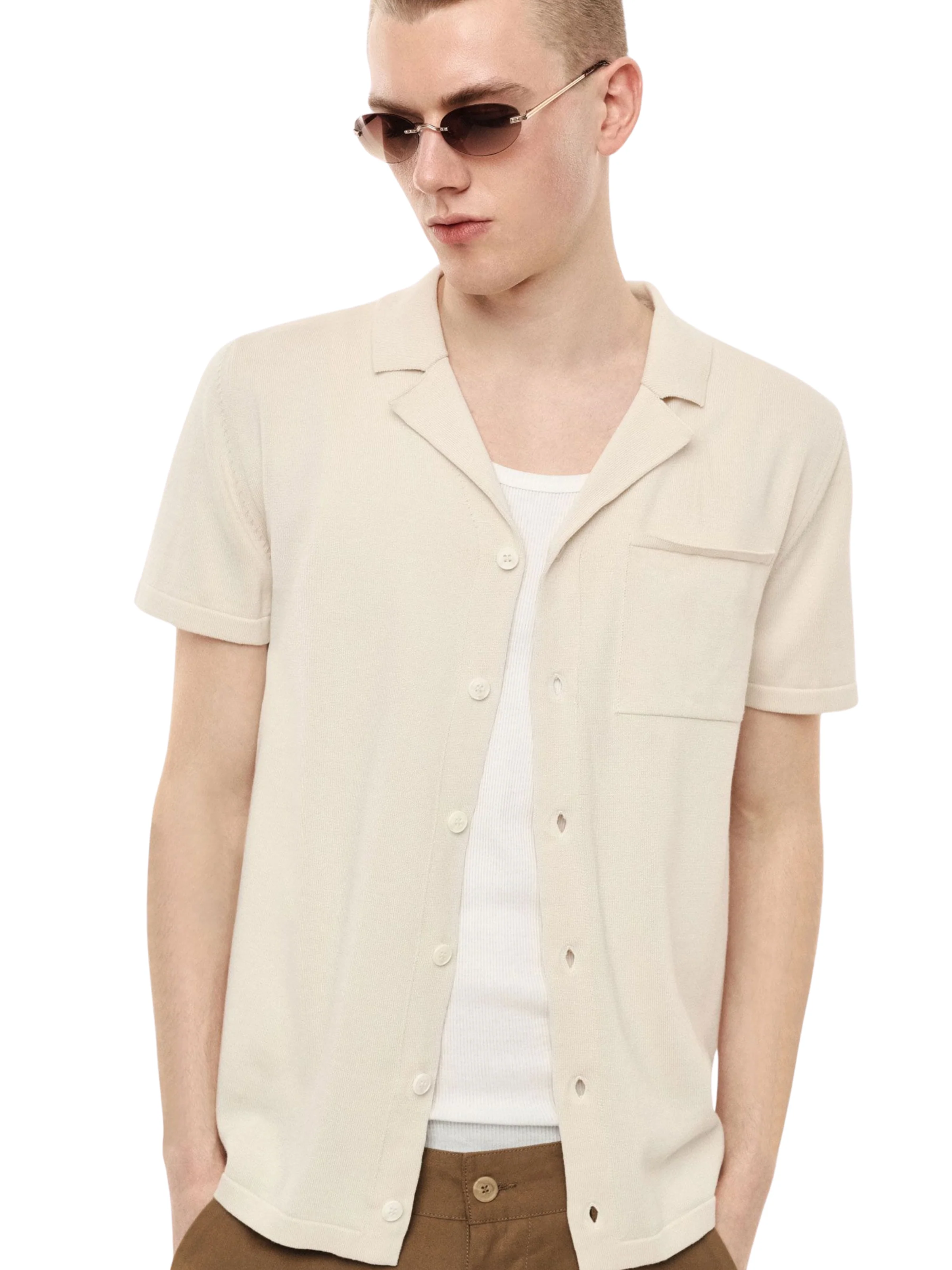 Camicia Imperial ecru' con taschino - Image 2