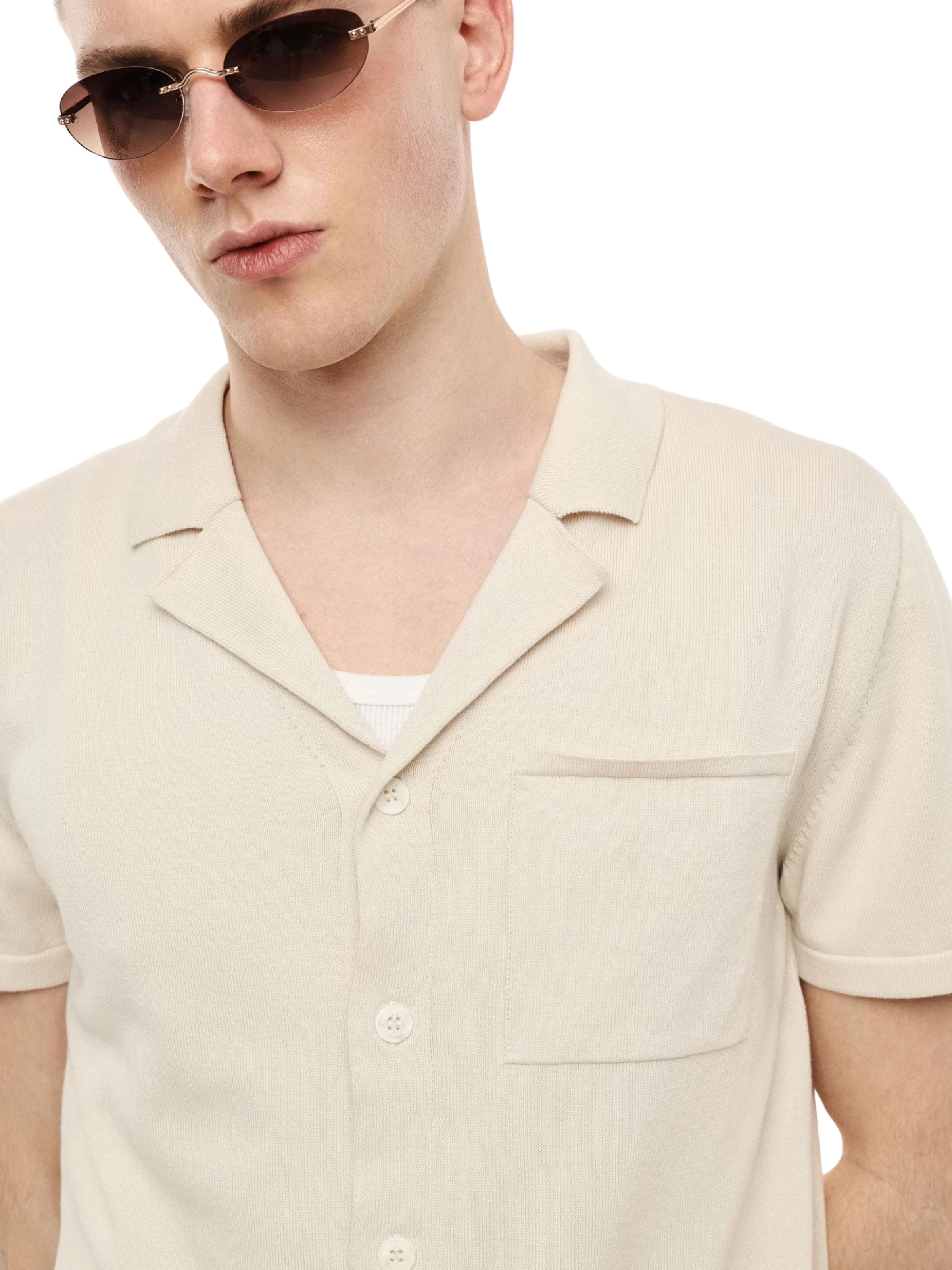 Camicia Imperial ecru' con taschino - Image 3