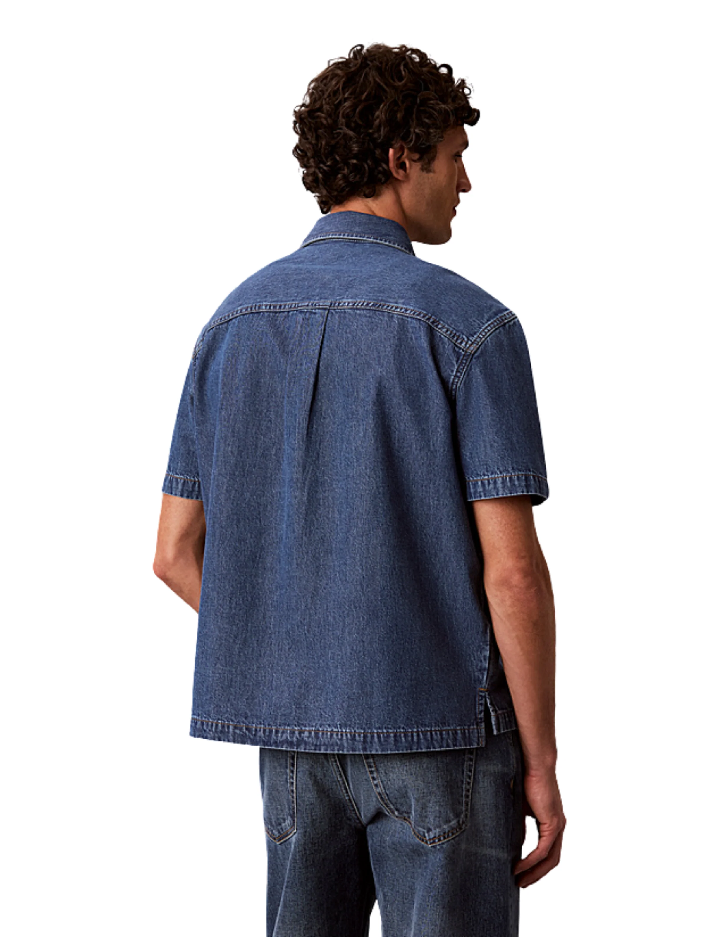 Camicia in denim Calvin Klein a mezze maniche - Image 4