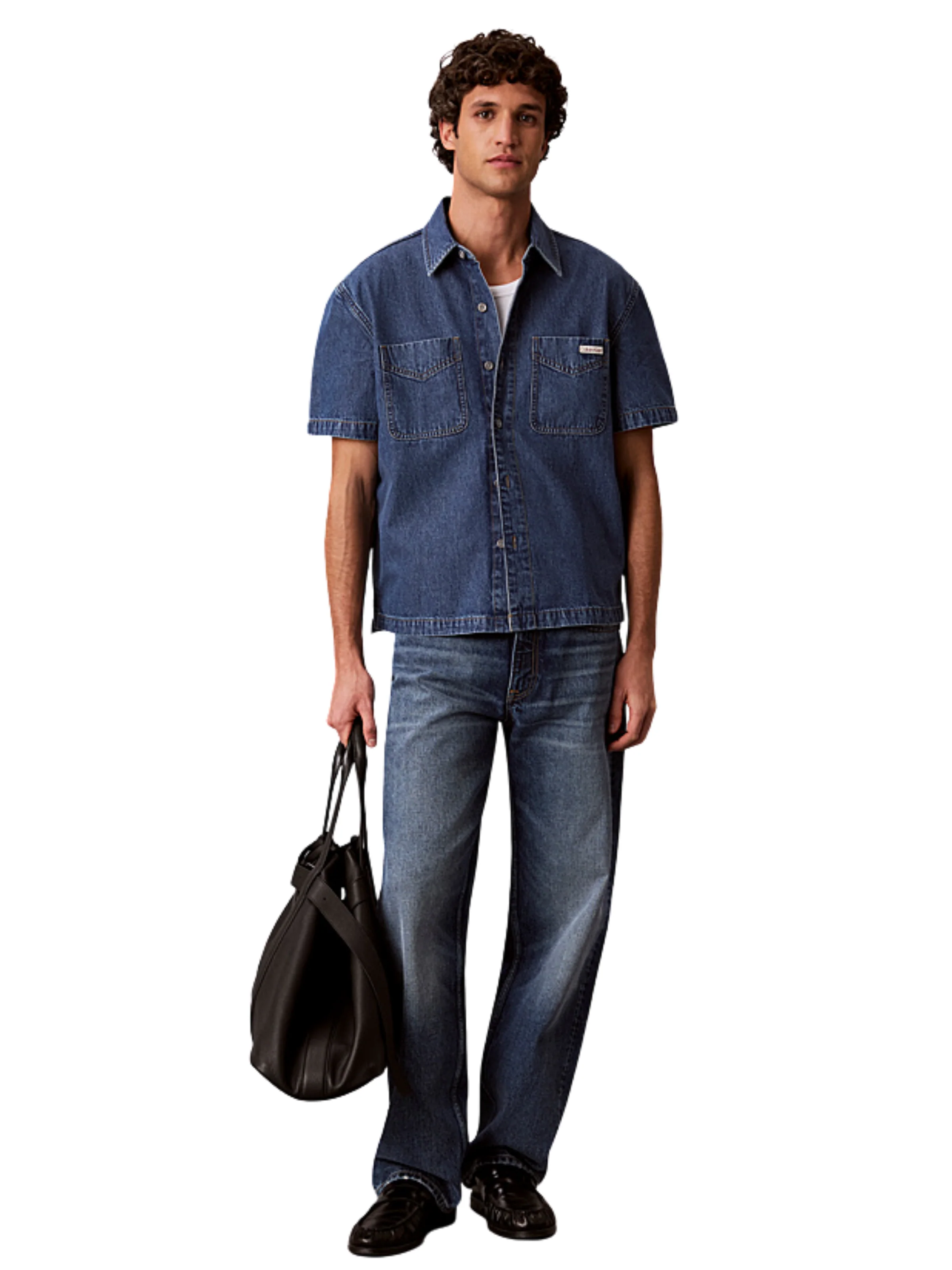 Camicia in denim Calvin Klein a mezze maniche - Image 5