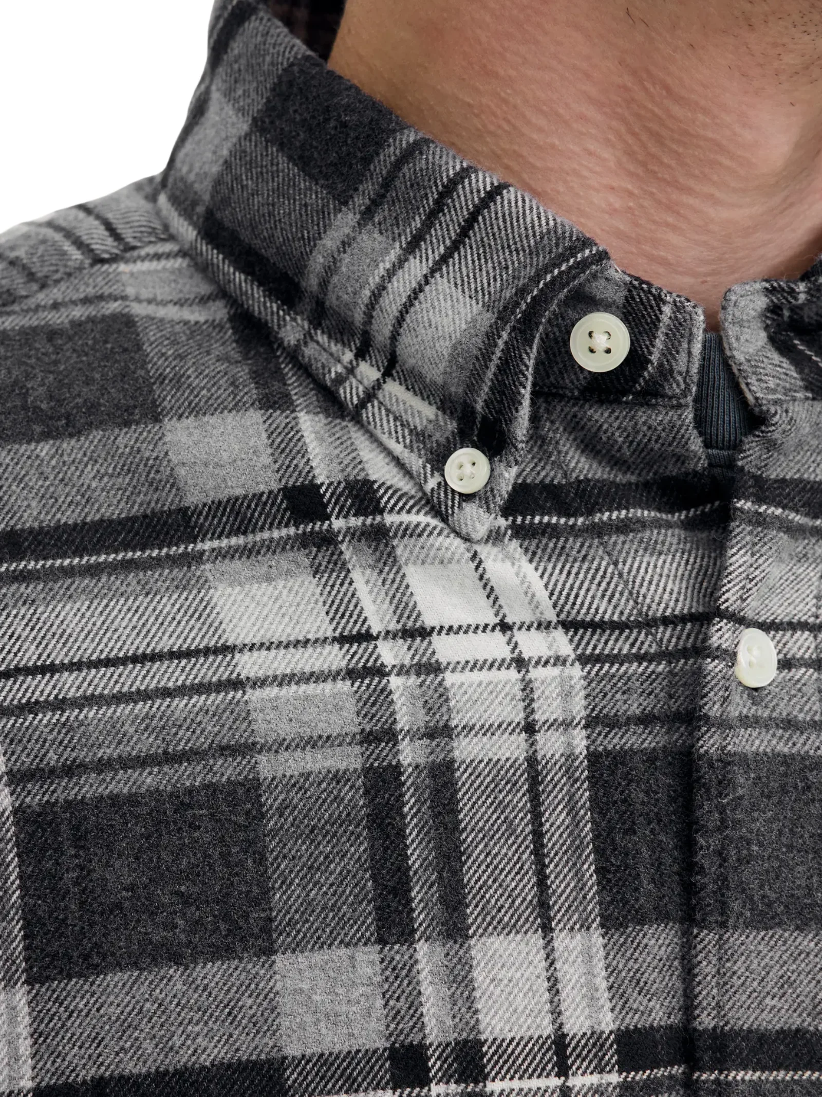Camicia Jack & Jones grigia fantasia check - Image 4
