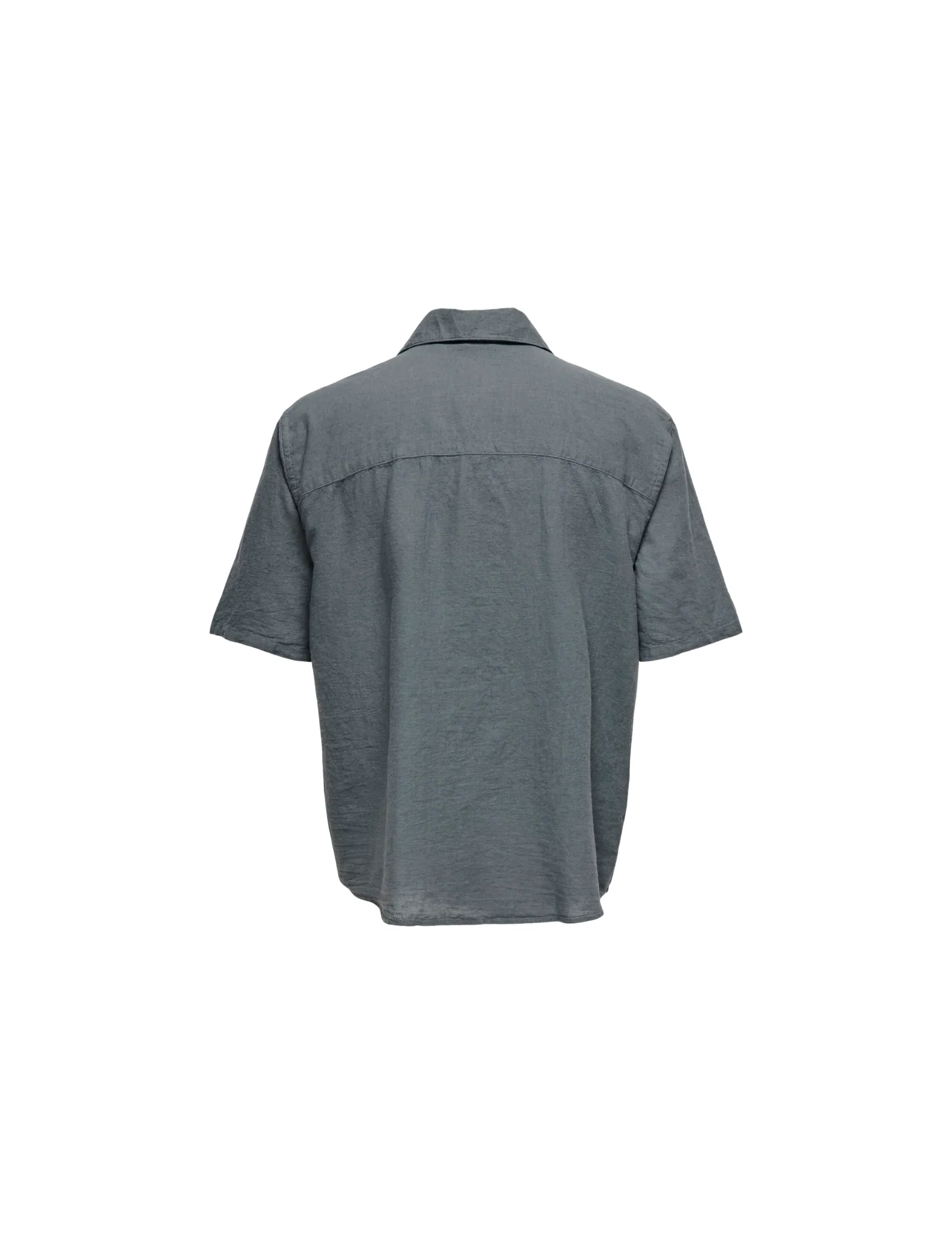 Camicia Only & Sons grigia con taschino - Image 2