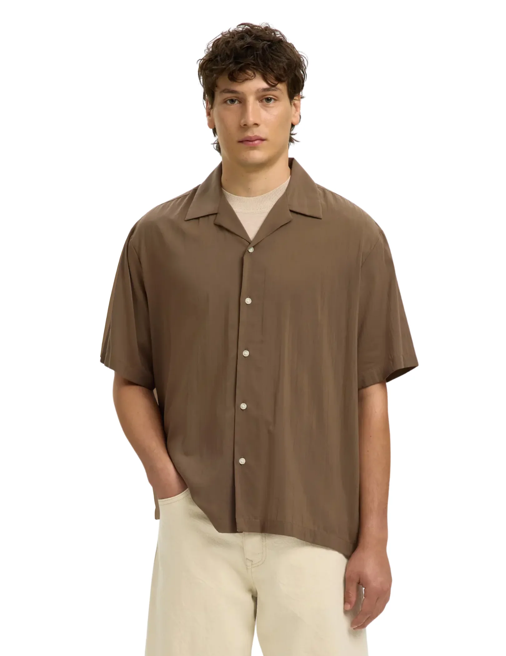Camicia Selected marrone - Image 2