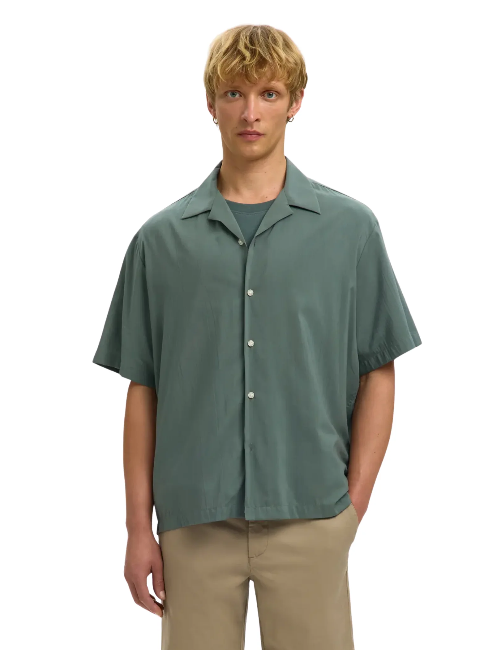Camicia Selected verde - Image 2