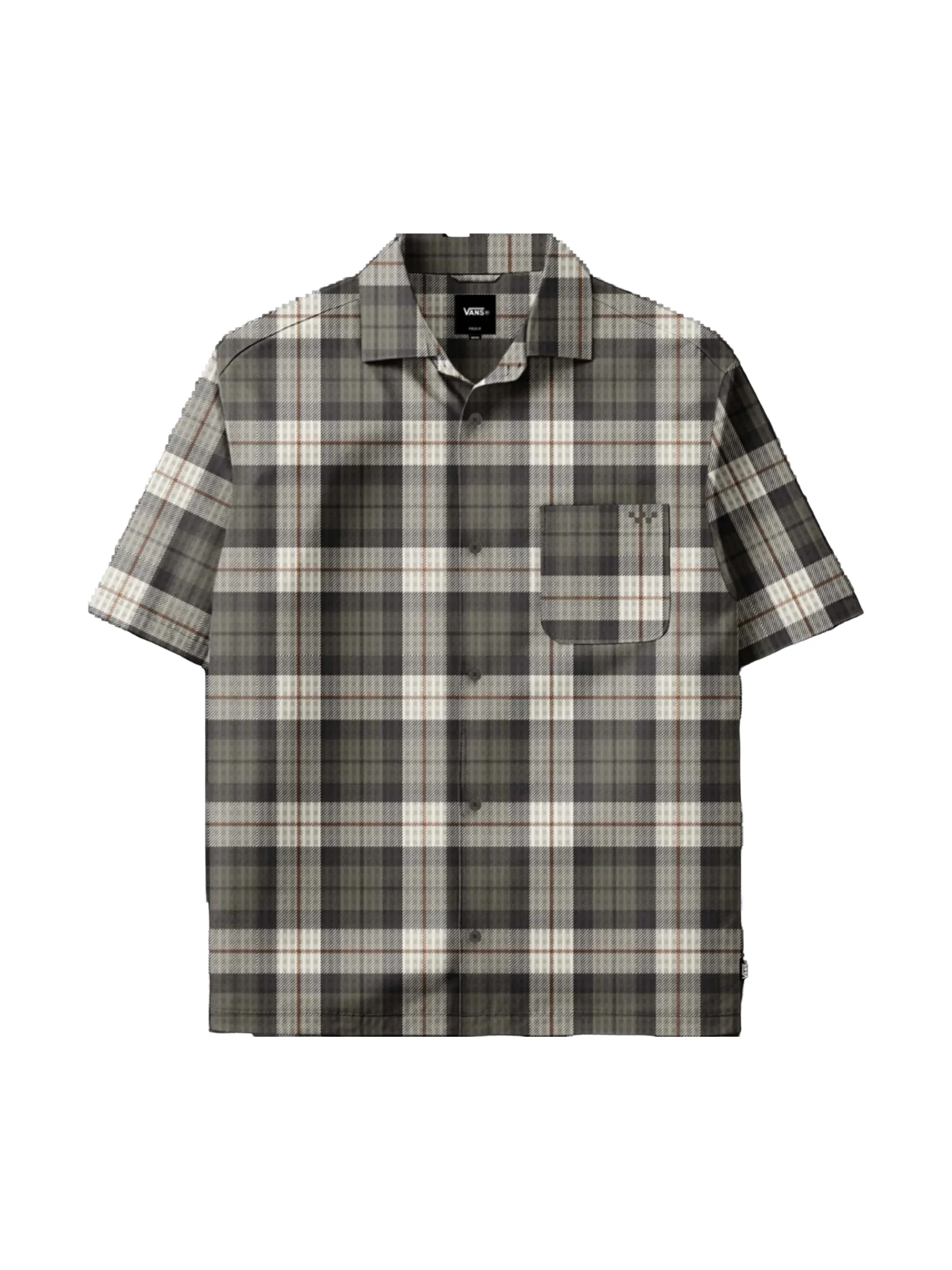 Camicia Vans verde fantasia check