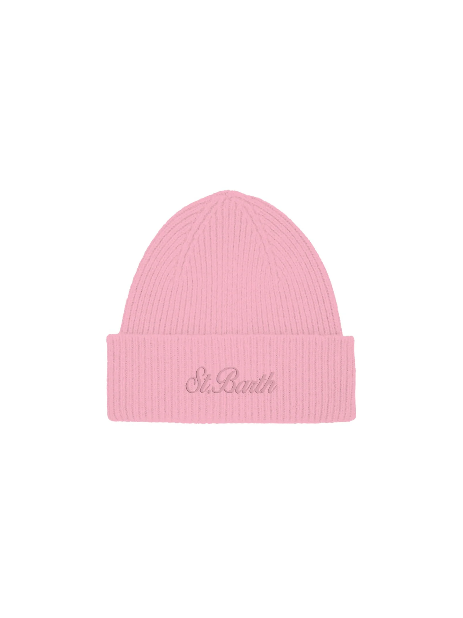 Cappello "23" Saint Barth rosa a costine