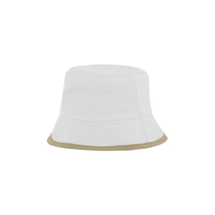 Cappello Boss double face beige e bianco - Image 4