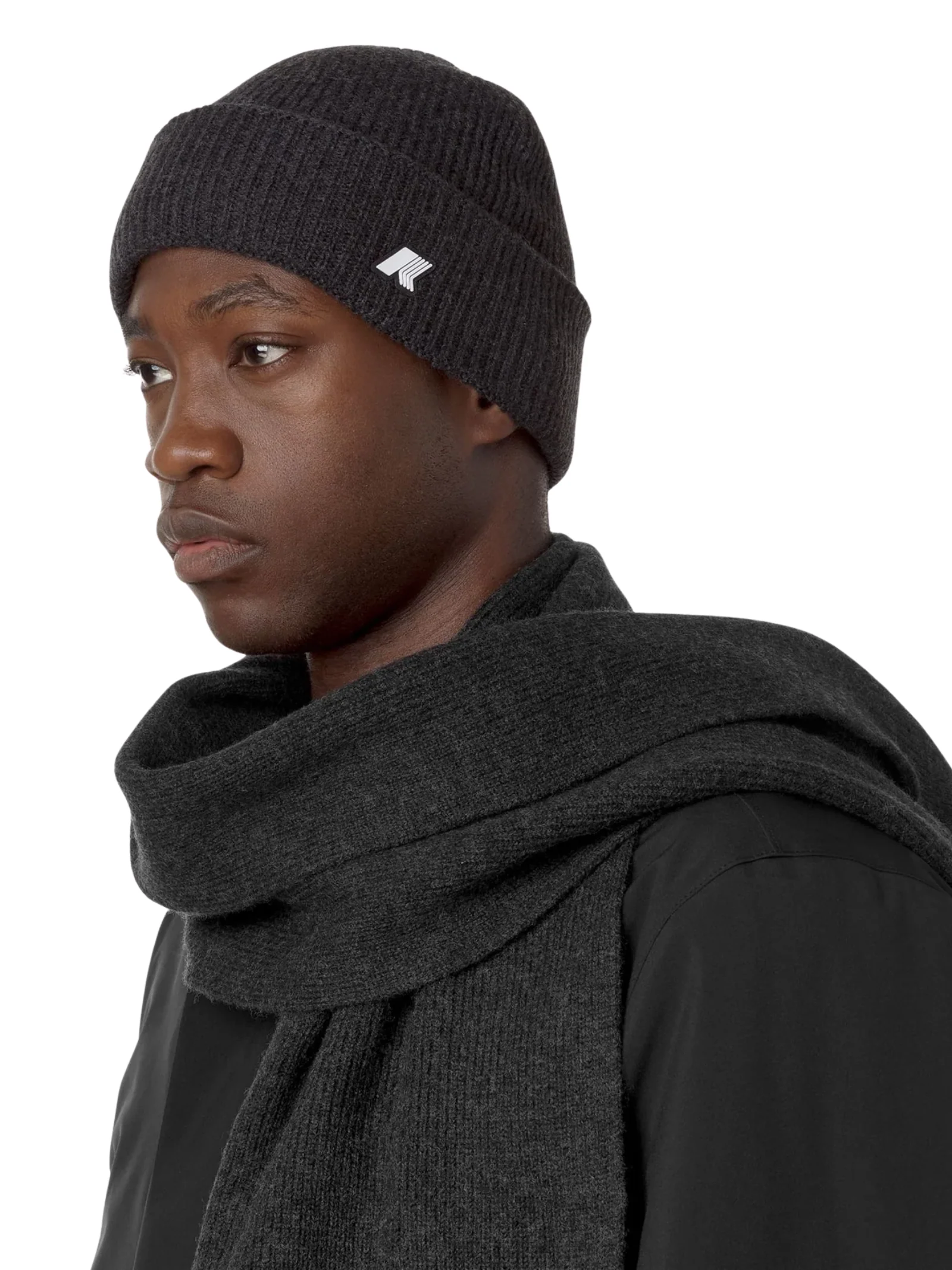 Cappello "Brice Stitch Wool" K.-Way nero - Image 2