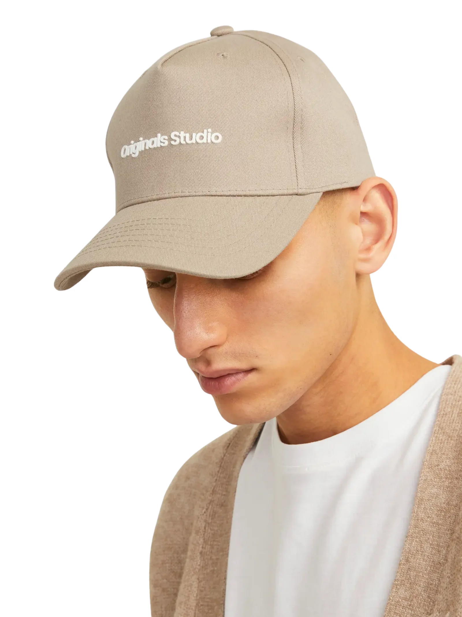 Cappello con visiera Jack & Jones beige - Image 2