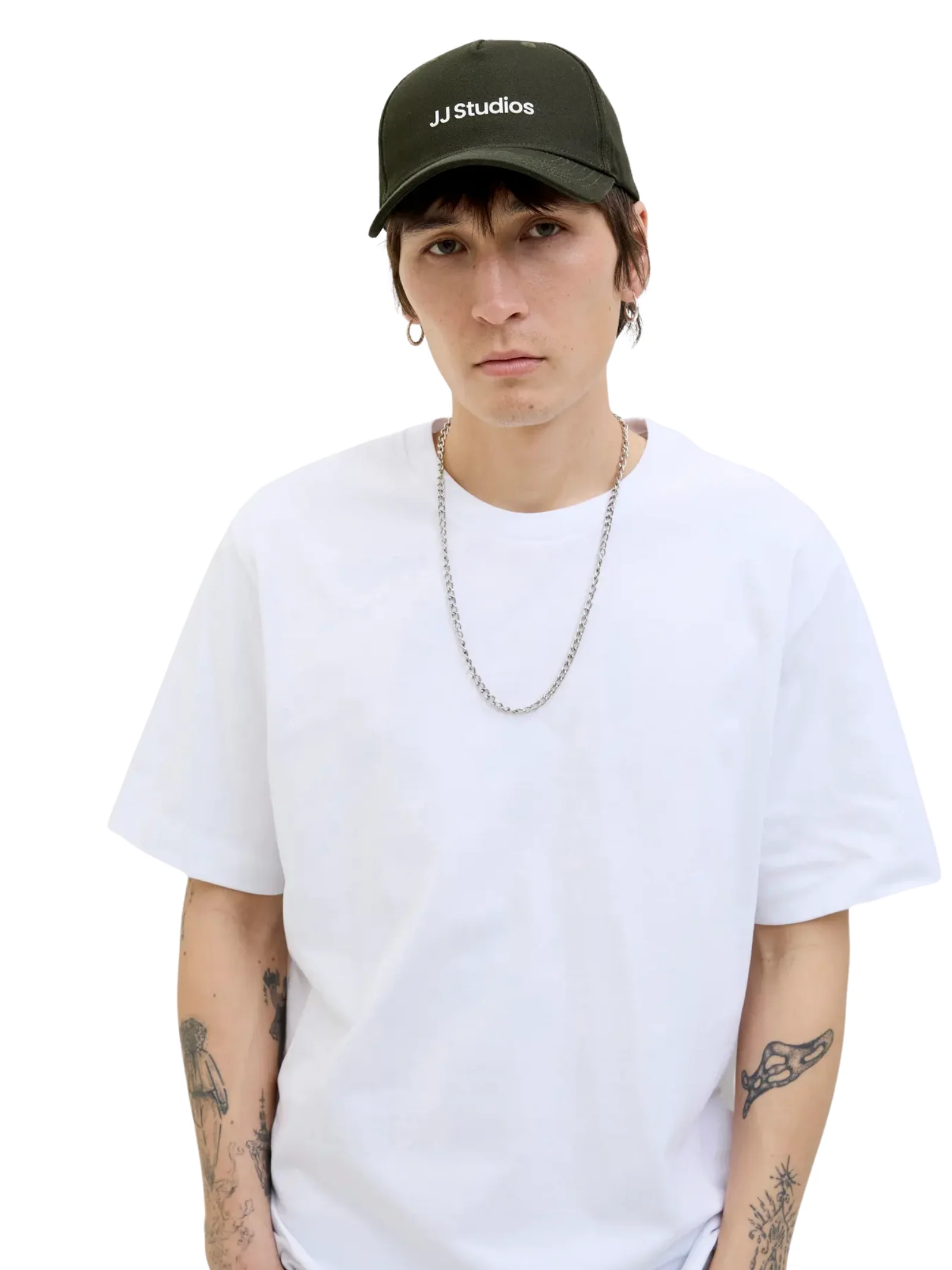 Cappello con visiera Jack & Jones verde "JJ Studios" - Image 3