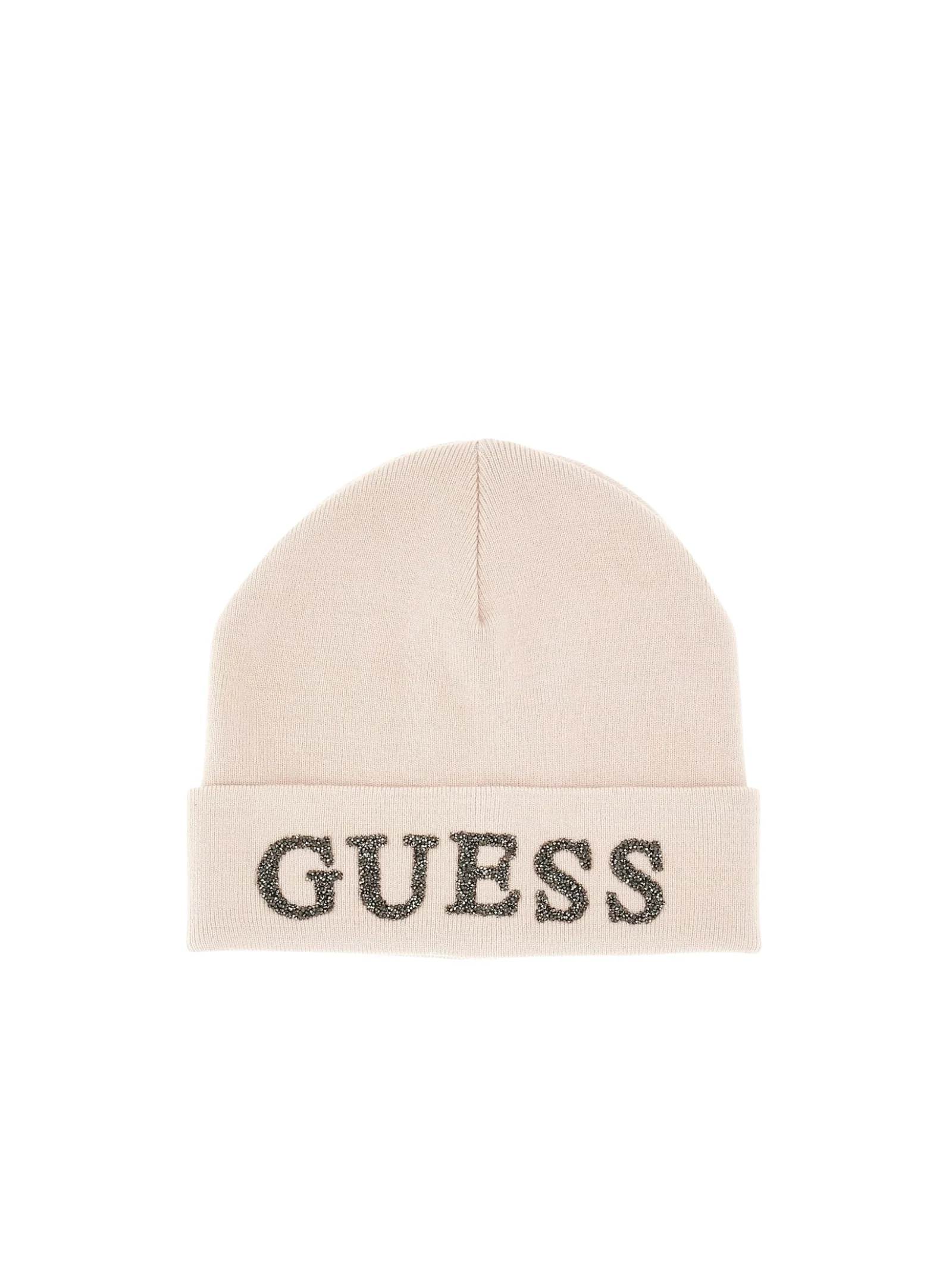 Cappello Guess avorio con logo lettering