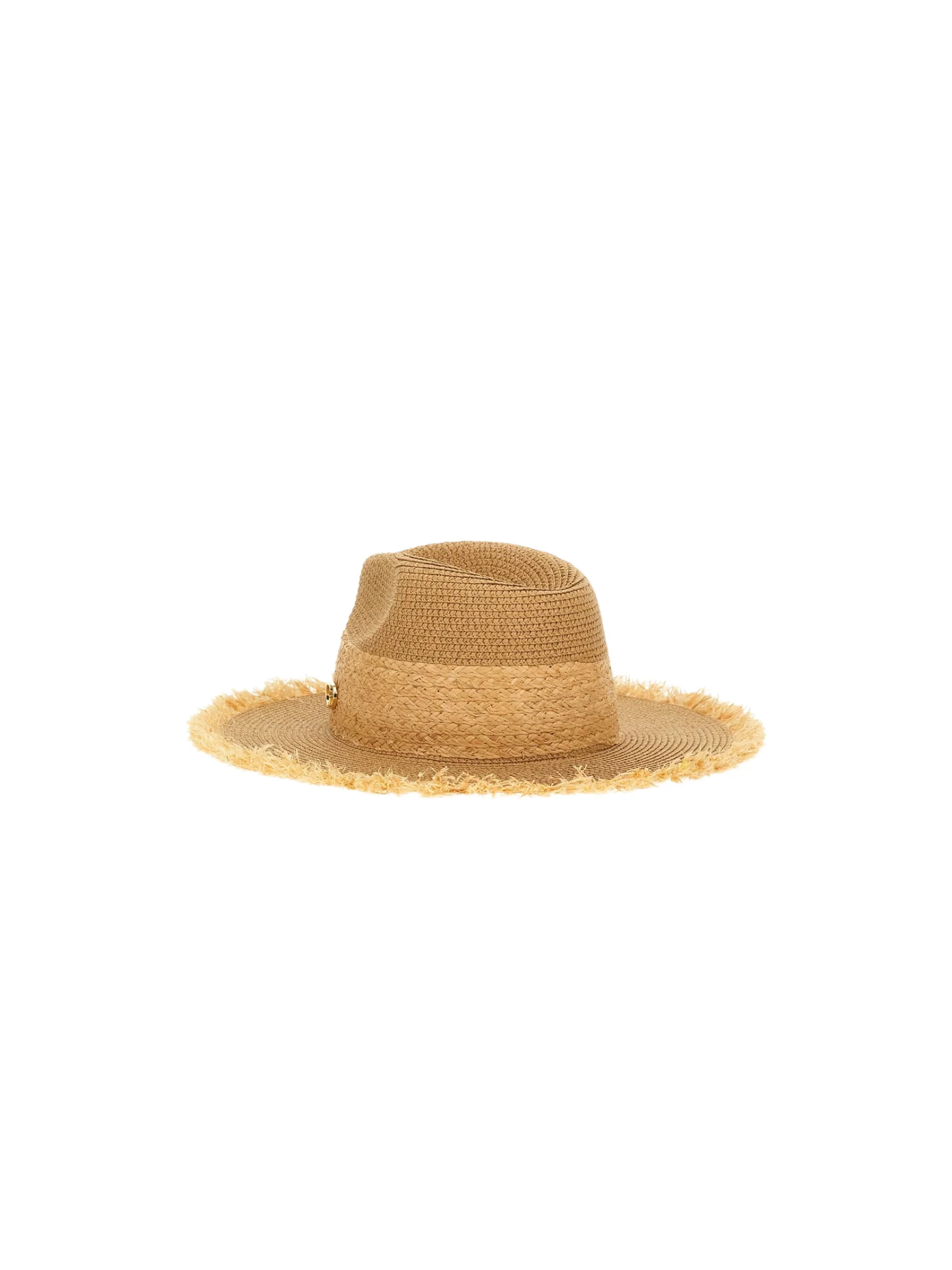 Cappello in paglia Guess con bordi sfrangiati - Image 2