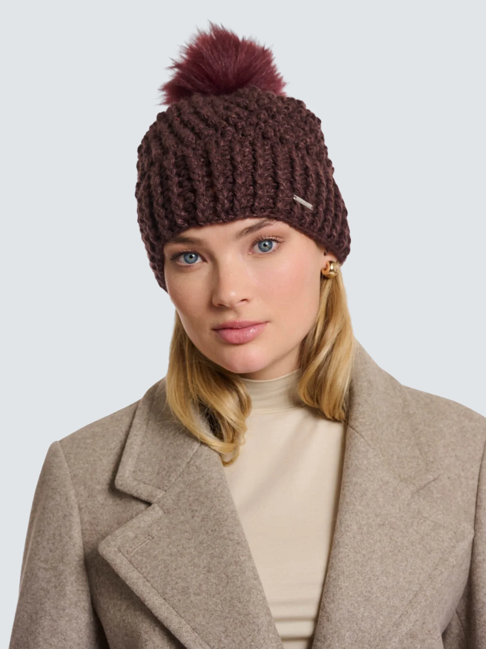 Cappello "Kevina beanie" Rino & Pelle cioccolato