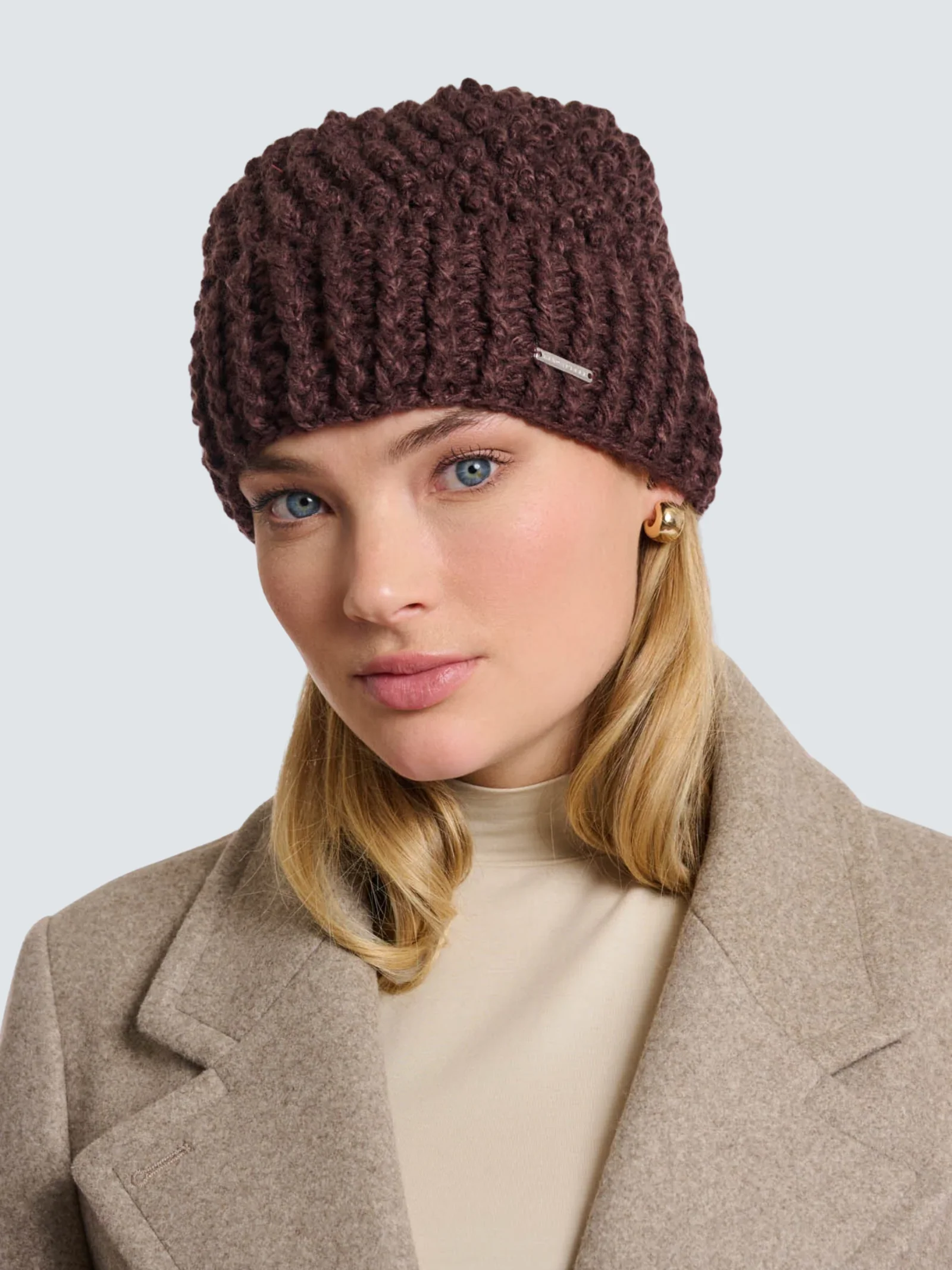 Cappello "Kevina beanie" Rino & Pelle cioccolato - Image 2