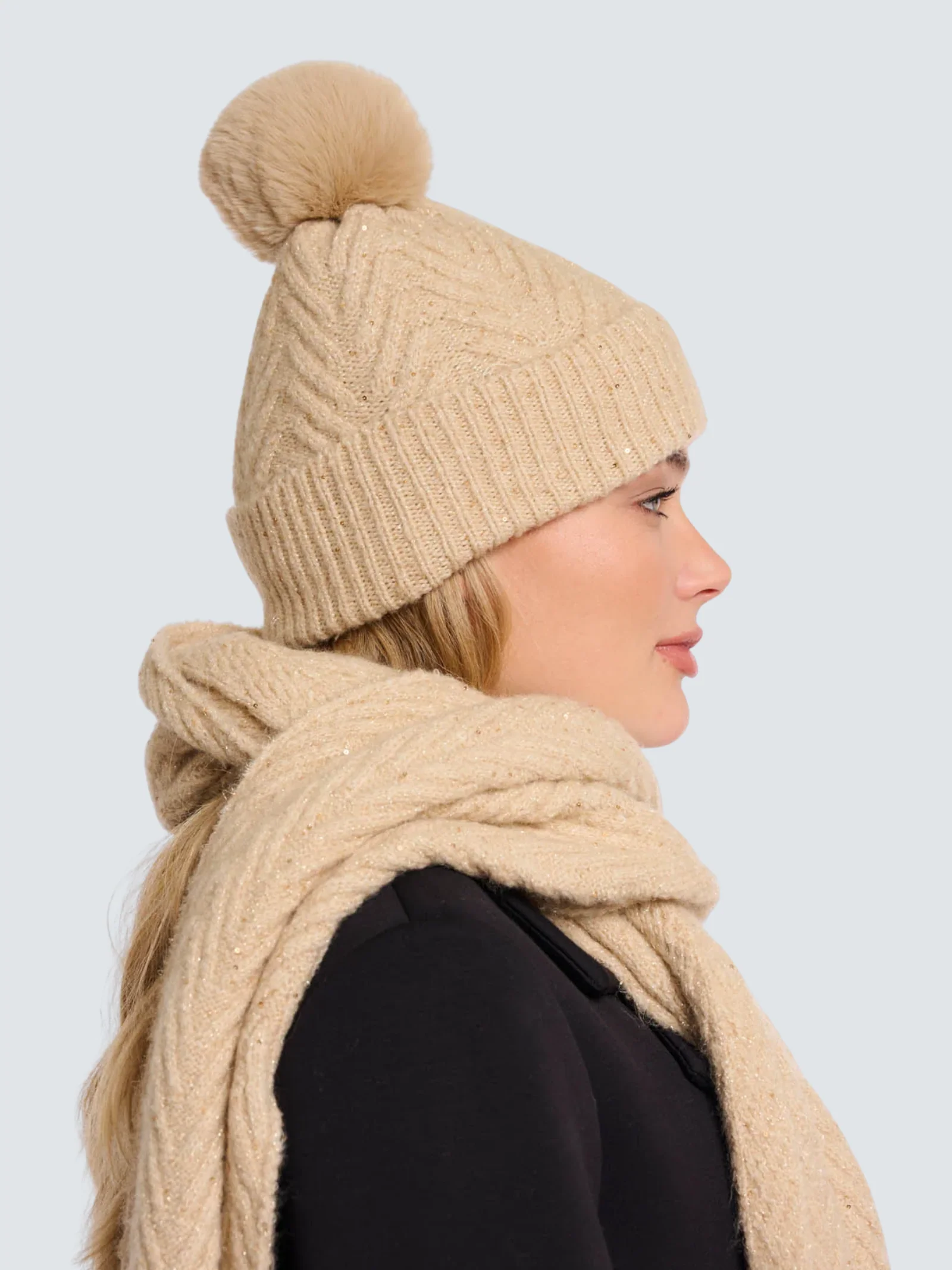 Cappello "Rey" Rino & Pelle light beige - Image 2