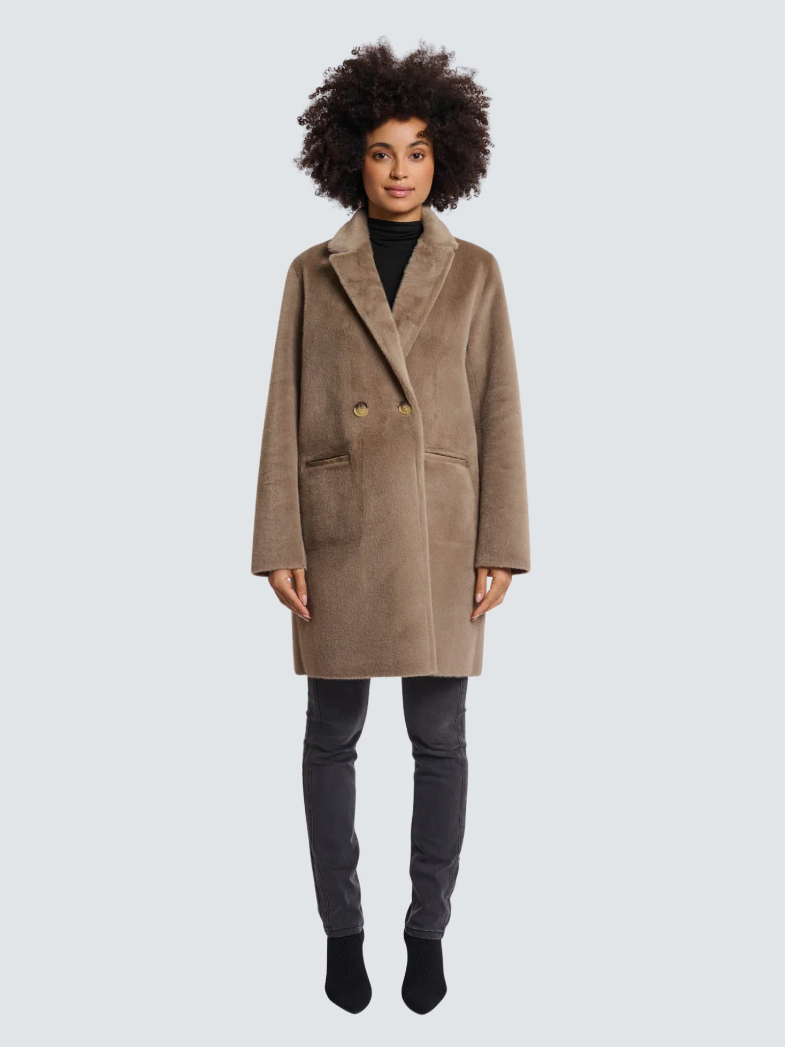Cappotto "Ivon reversible coat" Rino & Pelle marrone - Image 5
