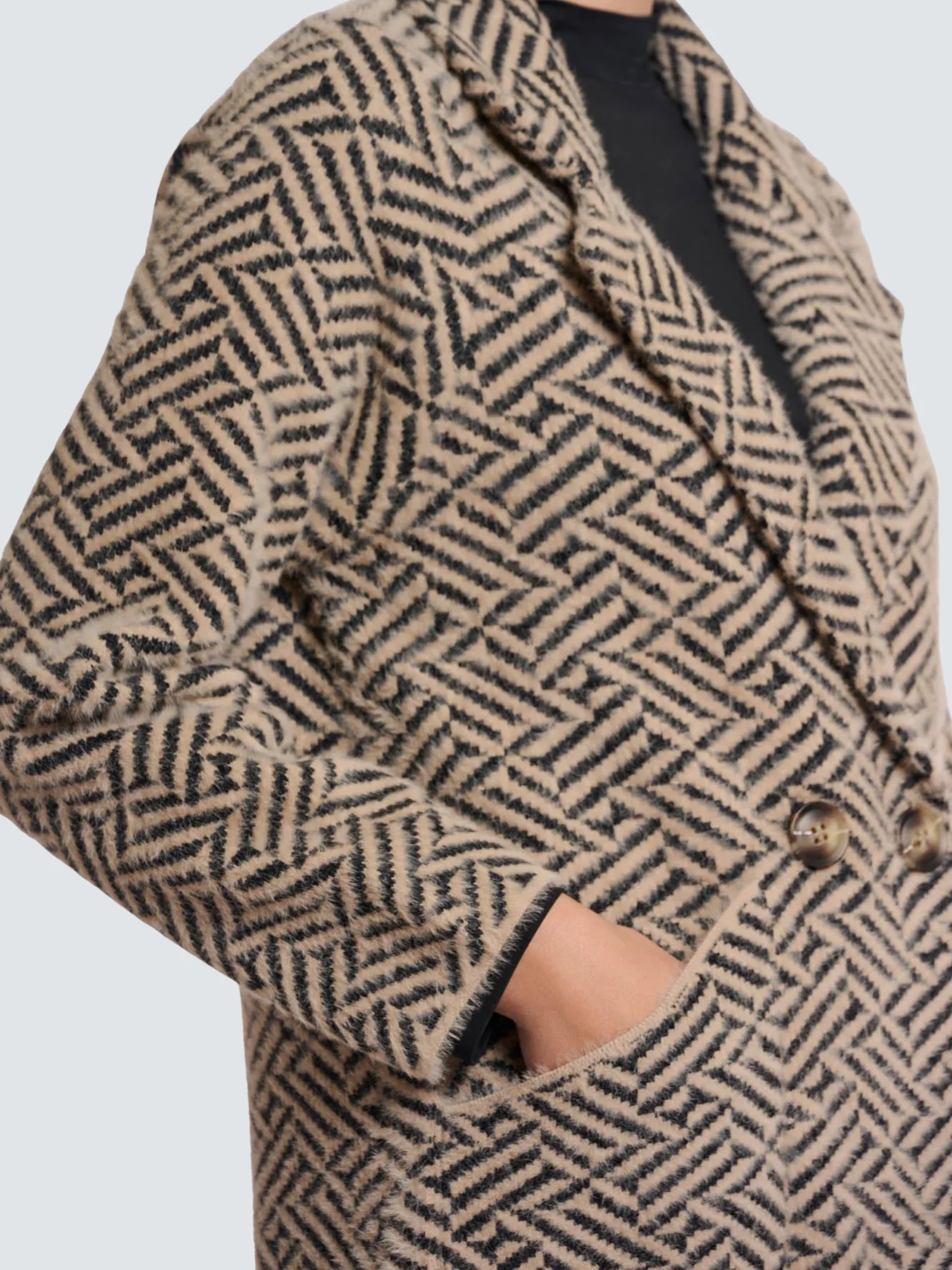 Cappotto "Madina" Rino & Pelle fantasia check - Image 2